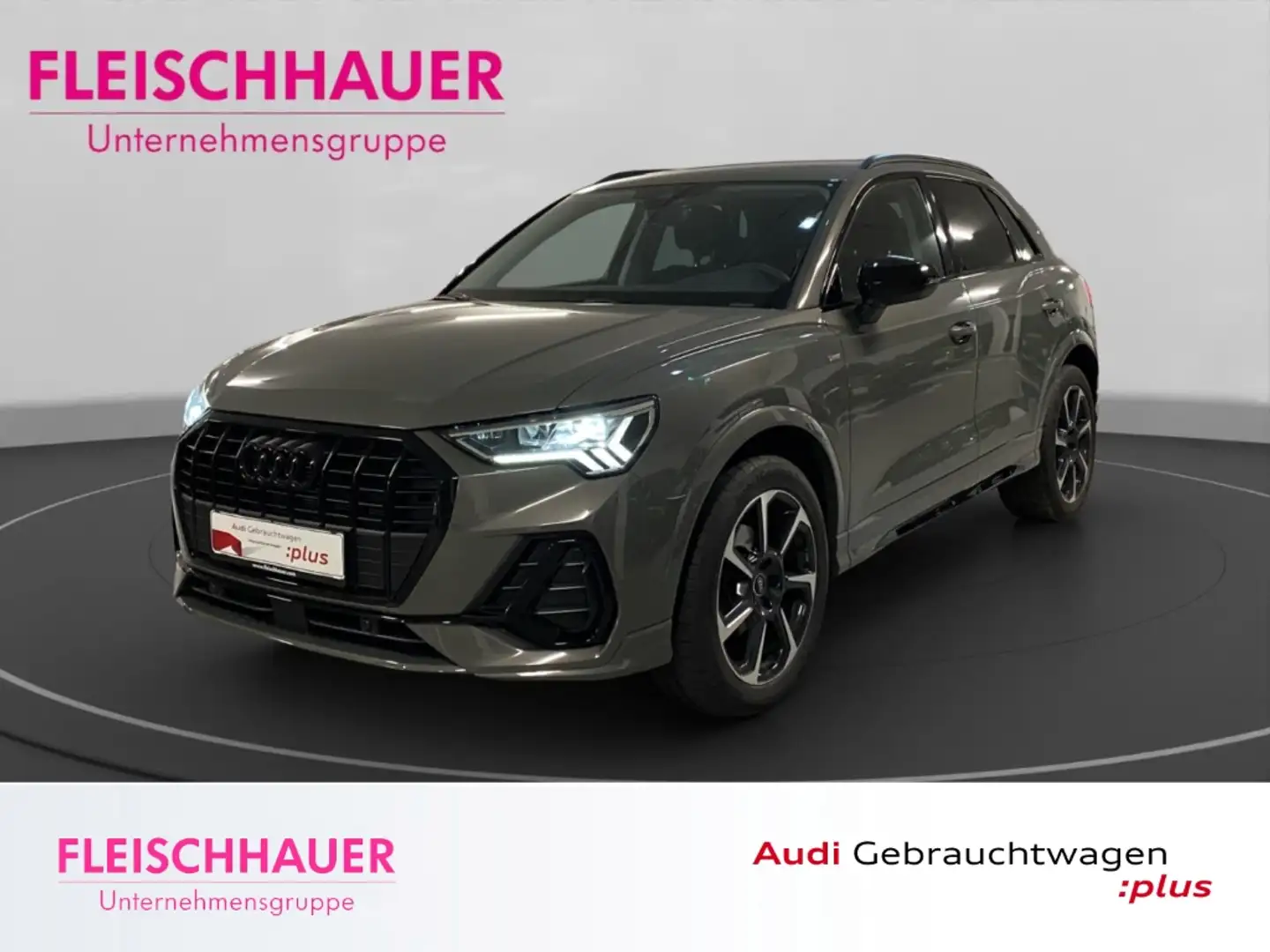 Audi Q3 35 TFSI S line LED+AHK+VC+ACC+19''+sound+App-conne Gris - 1
