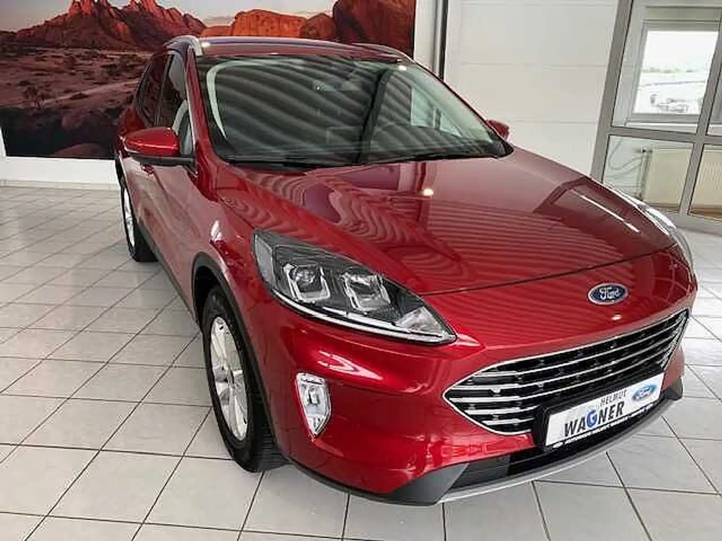 Ford Kuga 1.5 EcoBlue Aut. TITANIUM/AHK/RFK Rojo - 1