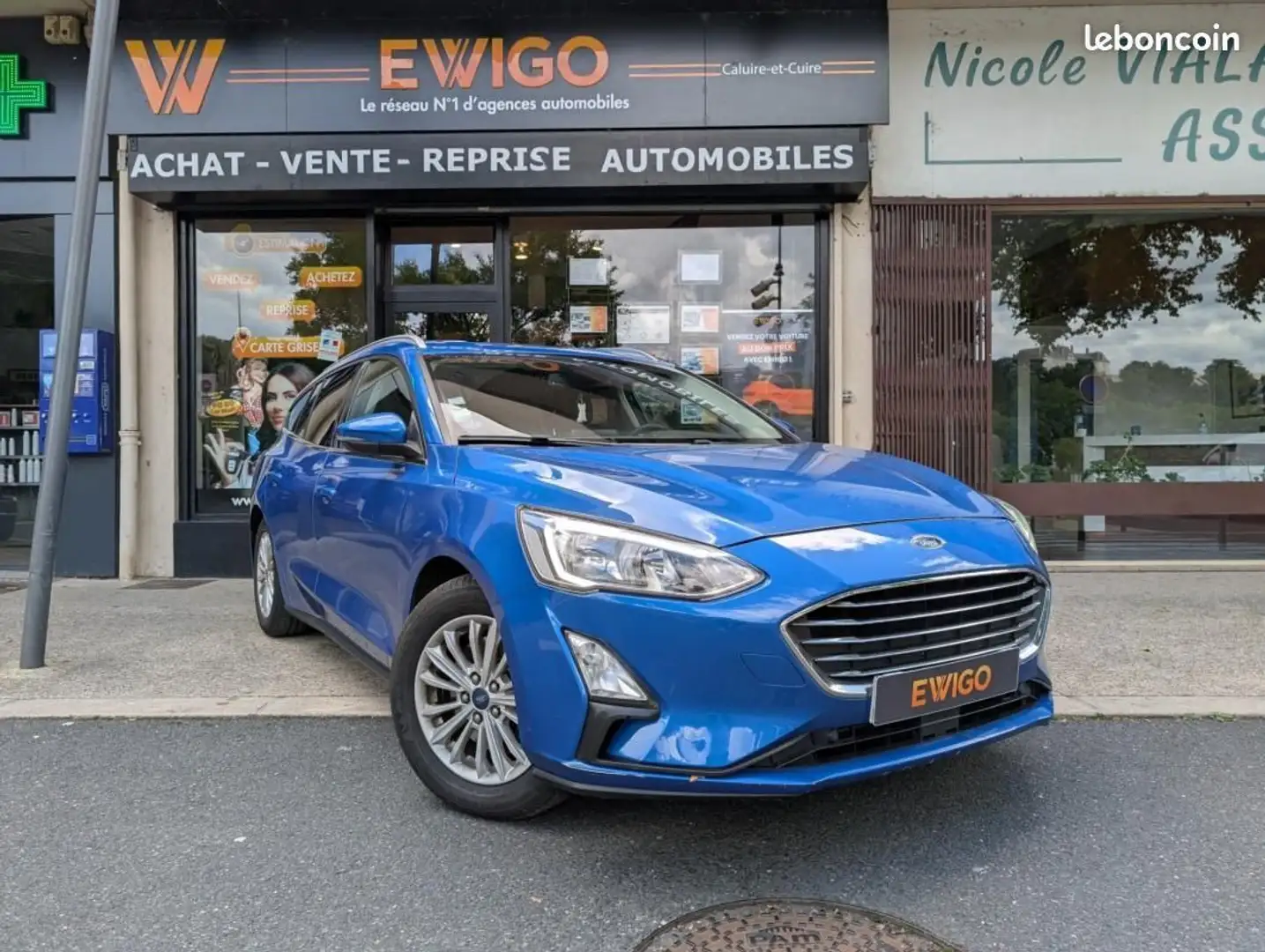 Ford Focus BREAK 1.0 ECOBOOST SCTI 125 TITANIUM-X APPLE CARPL Bleu - 1