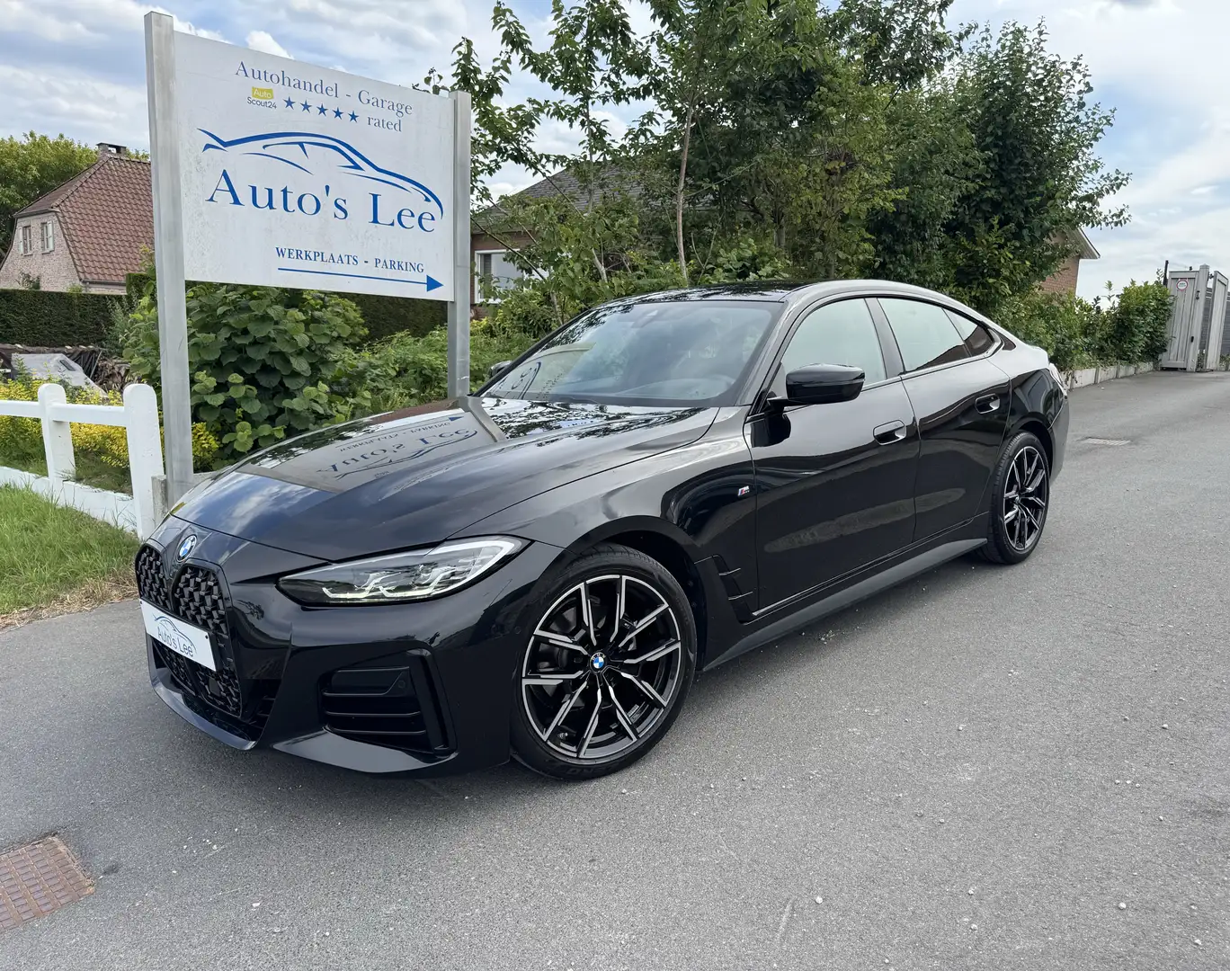 BMW 420 420i Gran Coupe M Sport/headup/keyless/led/memory/ Zwart - 1