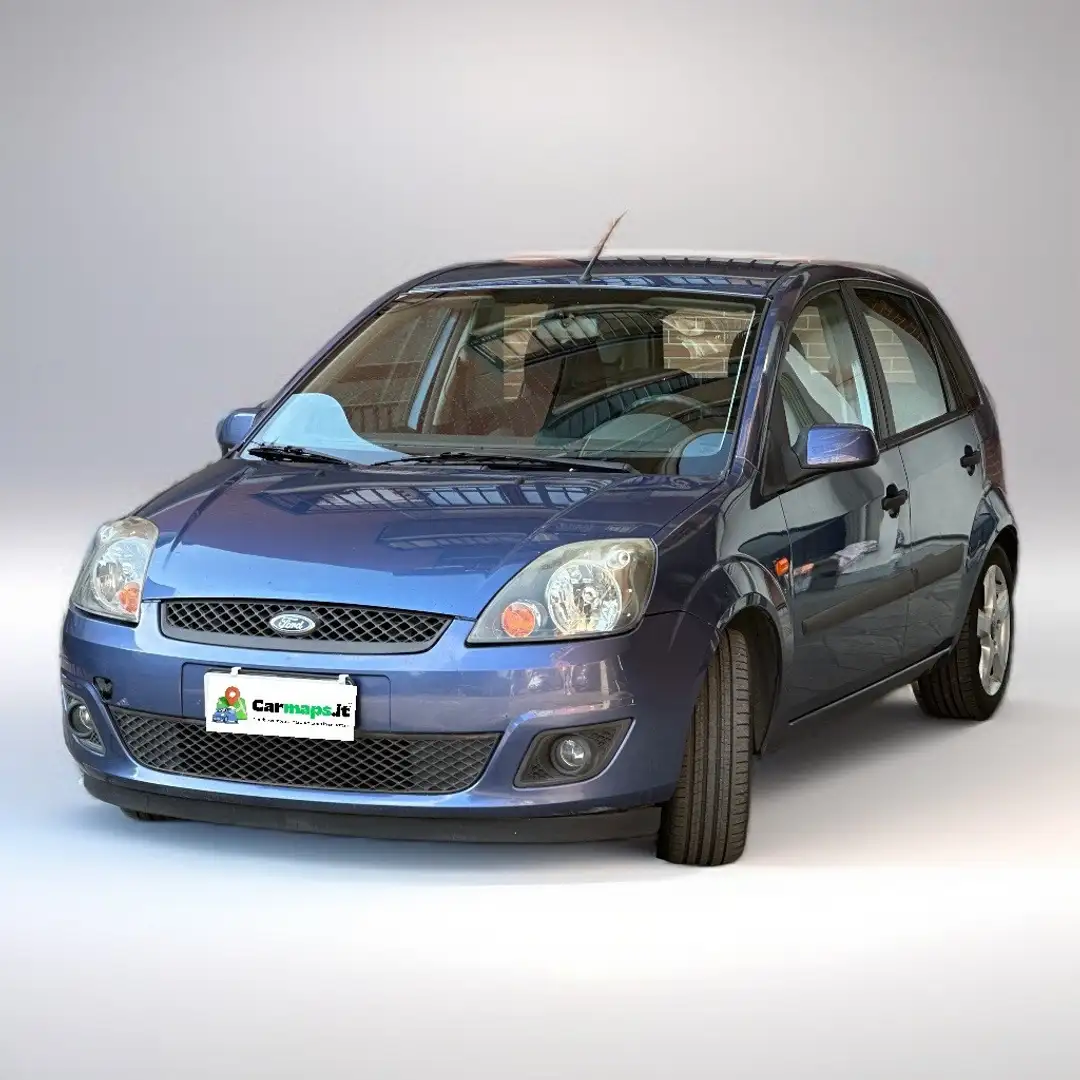 Ford Fiesta 1.2 16V 5p. Titanium Blauw - 1