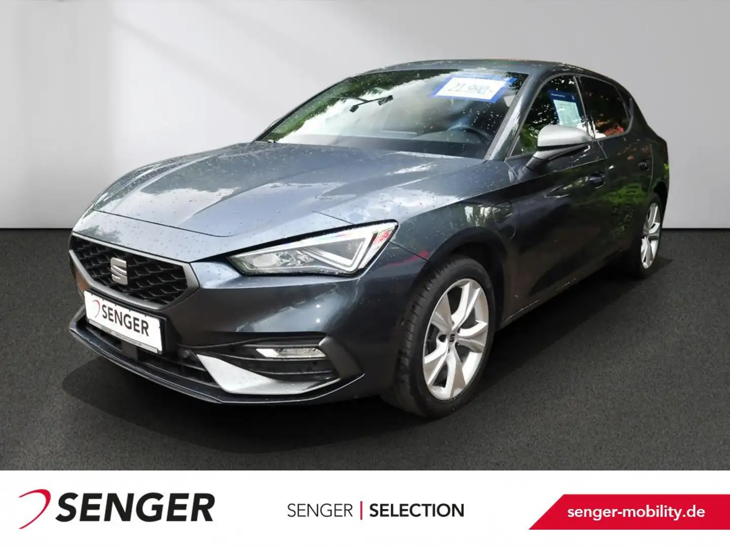 SEAT Leon 1.4 eHybrid FR DSG Navi LED PDC Sitzhzg. Gris - 1