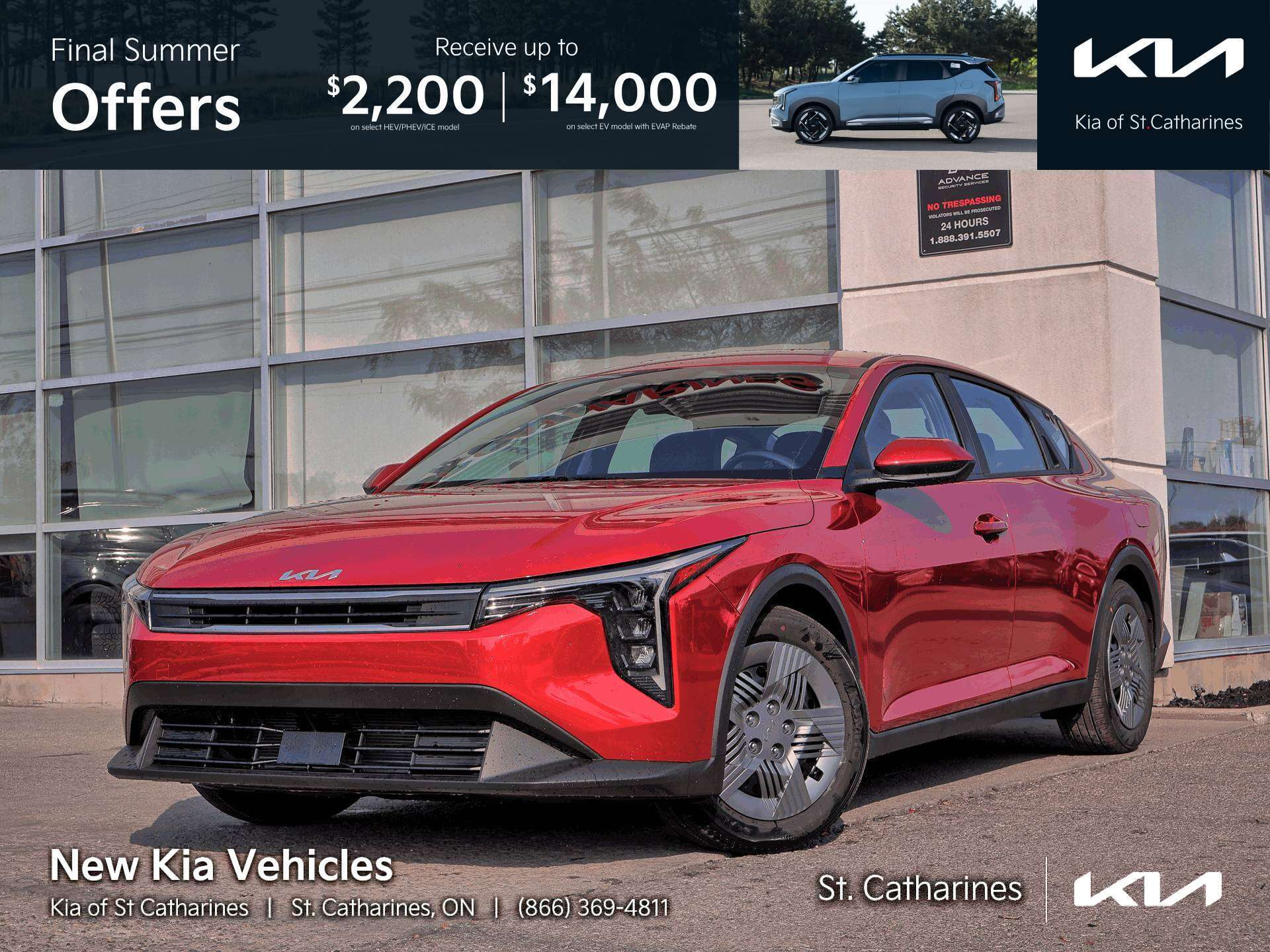 Red 2026 Kia K4 Sedan Front-Wheel Drive Automatic