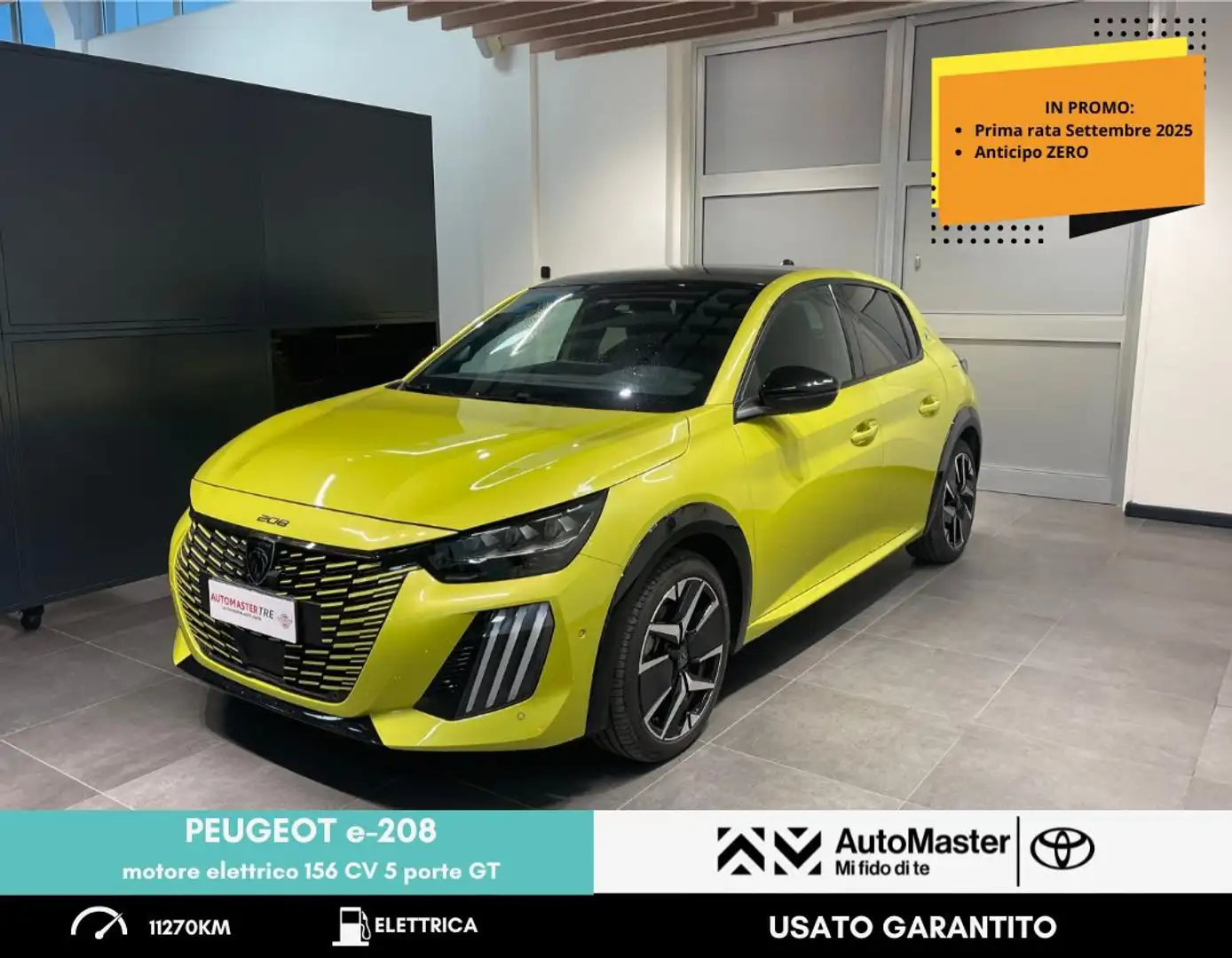 Peugeot 208 motore elettrico 156 CV 5 porte GT Green - 1