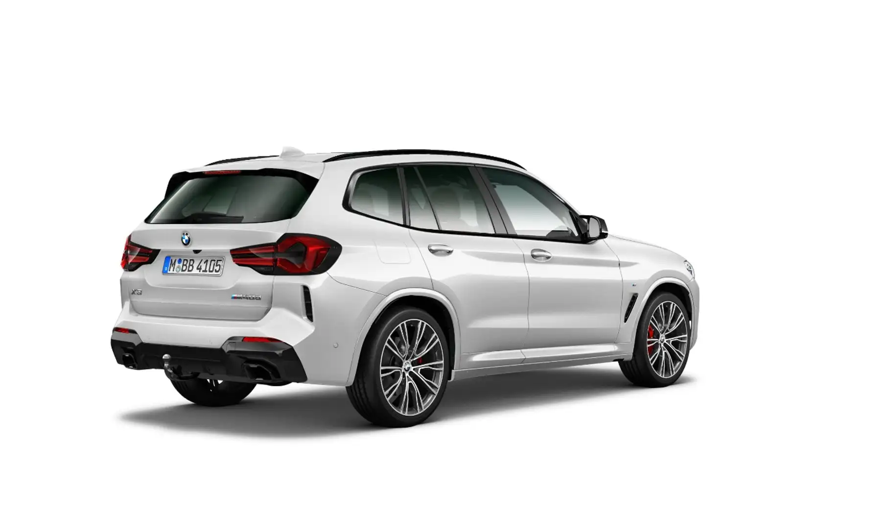 BMW X3 M 40D PanoSD ACC AHK 21'' Laser adapt.M-Fw. Weiß - 2