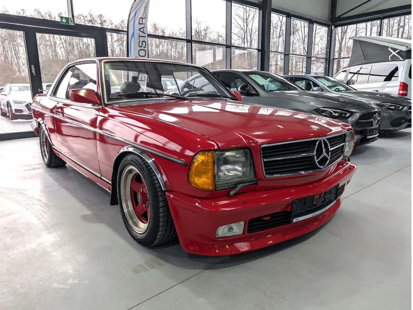 Mercedes-Benz CE 280 *AMG*D&W*Brabus*Koni*2.Hd*Dt.Fahrzeug* Rot - 2