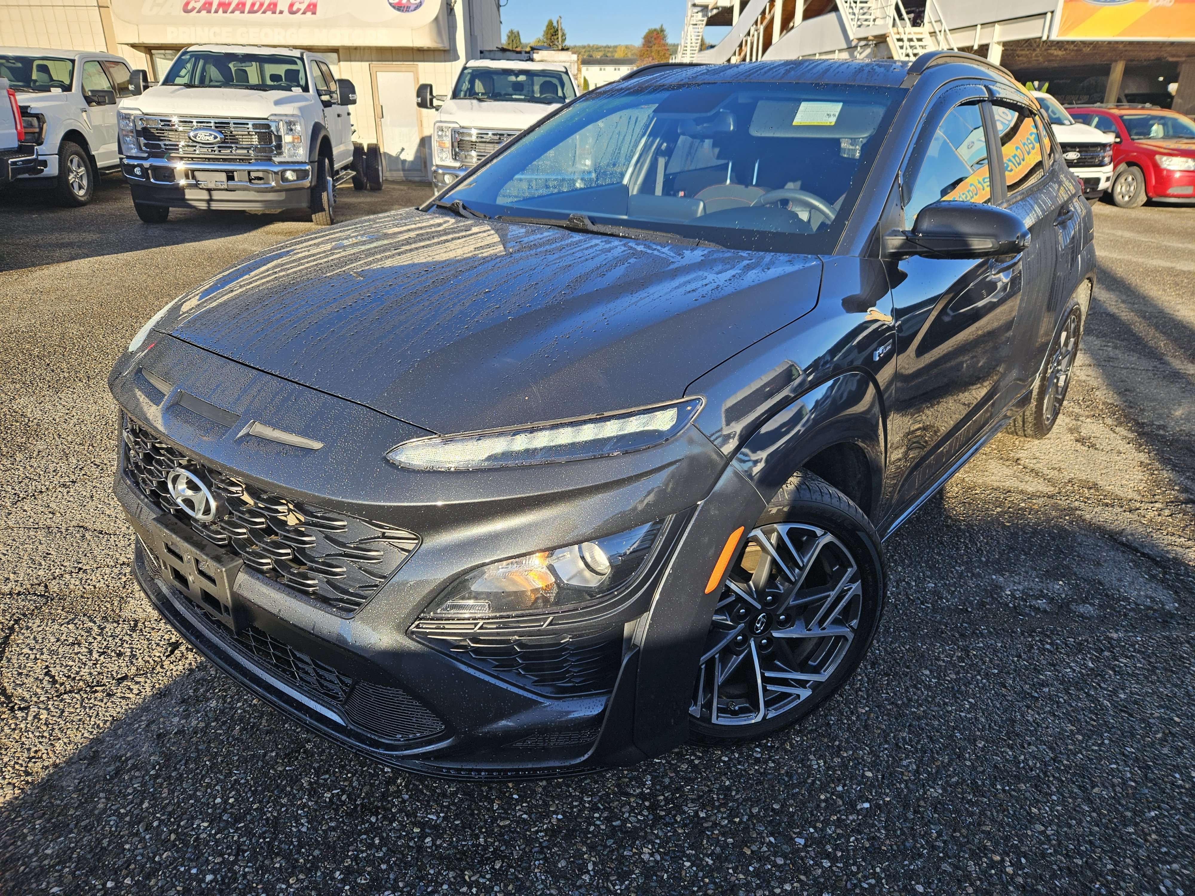 Gray 2022 Hyundai Kona SUV / Crossover All-Wheel Drive 7-Speed Automatic