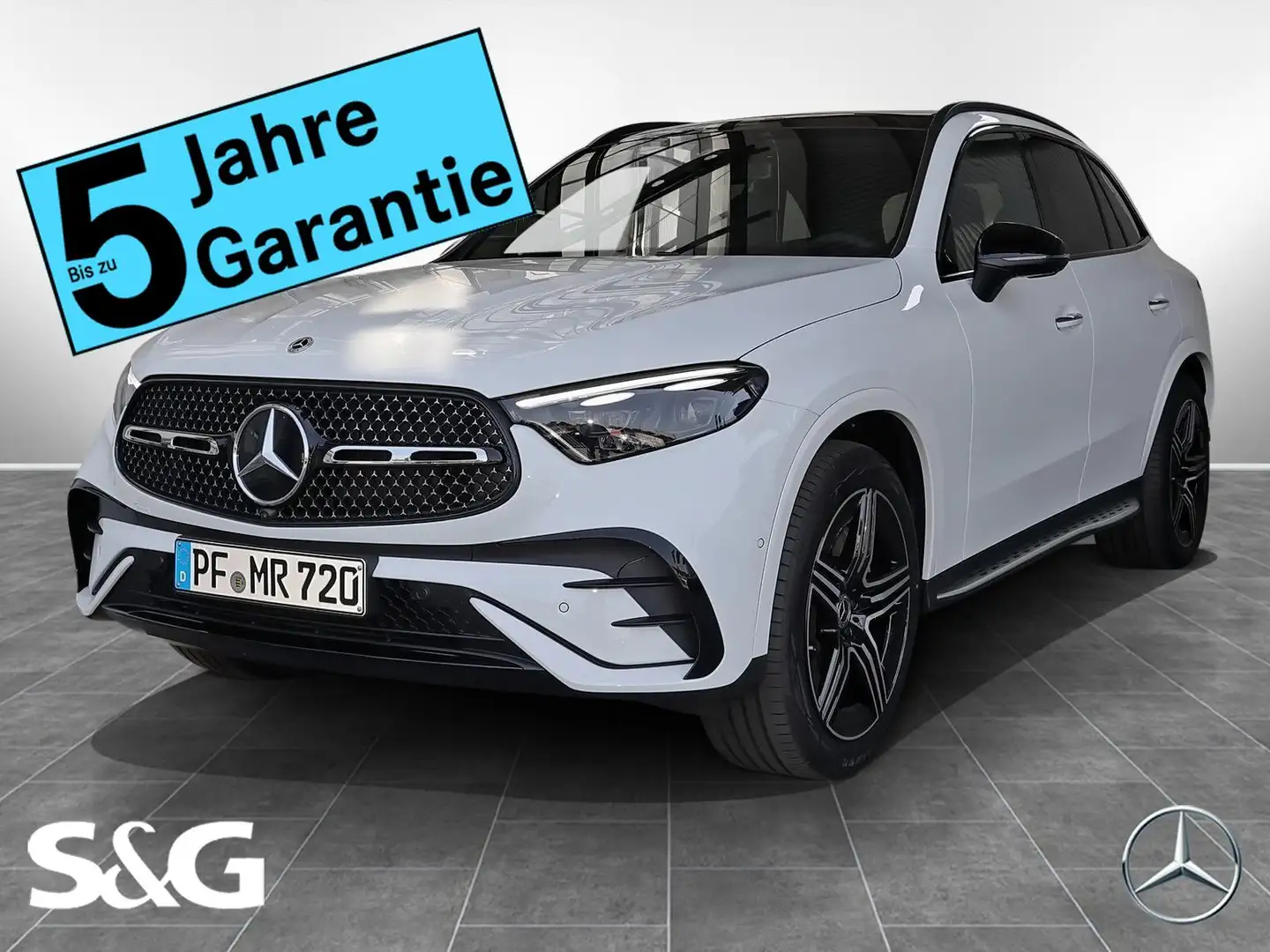 Mercedes-Benz GLC 220 d 4M AMG 360°+DIG-LED+Pano+AHK+Distronic Weiß - 1