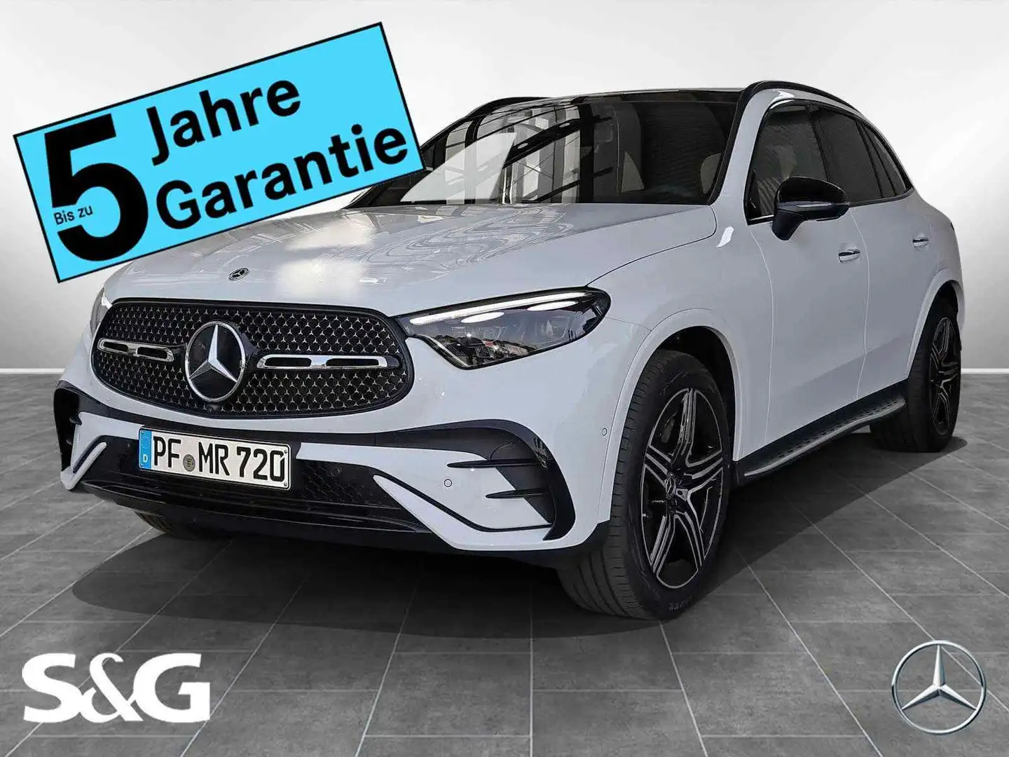 Mercedes-Benz GLC 220 d 4M AMG 360°+DIG-LED+Pano+AHK+Distronic Weiß - 1