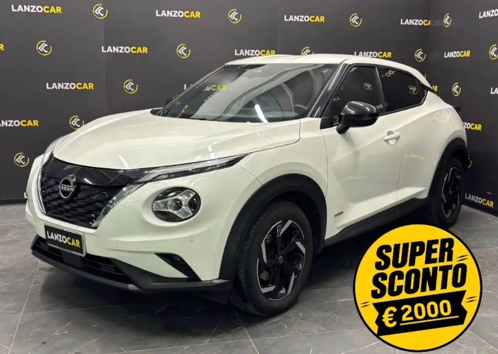 Nissan Juke, 1.6 HEV N-CONNECTA *DIVERSI COLORI*, colore bianco, 2023, ibrida | usata in vendita da LANZOCAR