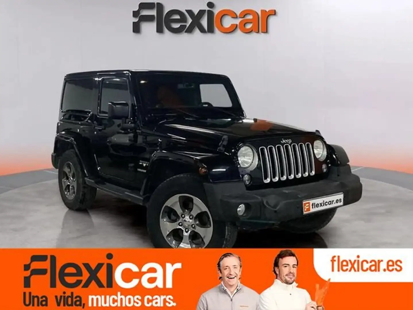 Jeep Wrangler 2.8CRD Sahara Aut. Negro - 1