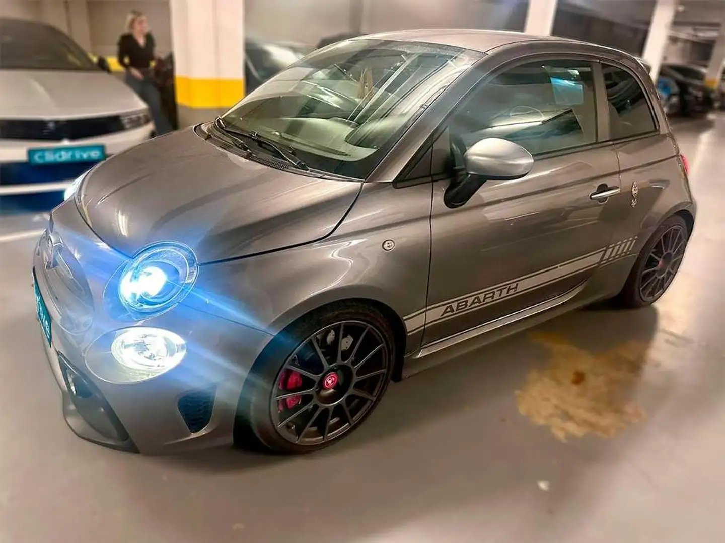 Abarth 595 1.4T JET TURISMO 160 Gris - 2