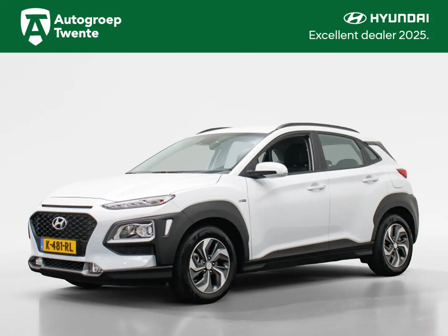 Hyundai KONA 1.6 GDI HEV Comfort | Navigatie via App | Camera Bianco - 1