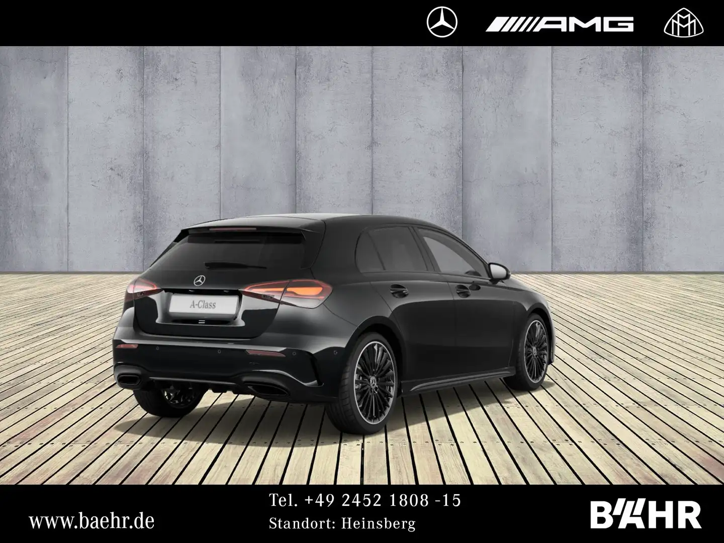 Mercedes-Benz A 200 A 200 d AMG+Night/MBUX/LED/Pano/Parktr.+RFK/19" Schwarz - 2