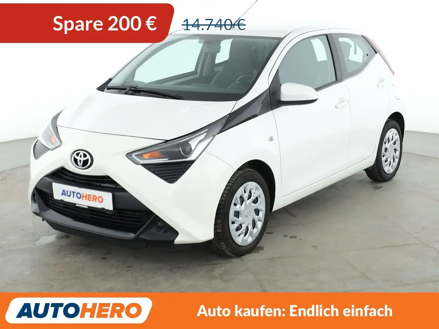 Toyota Aygo 1.0-VVT-i X-Play Aut.*CAM*KLIMA*GARANTIE* Weiß - 1