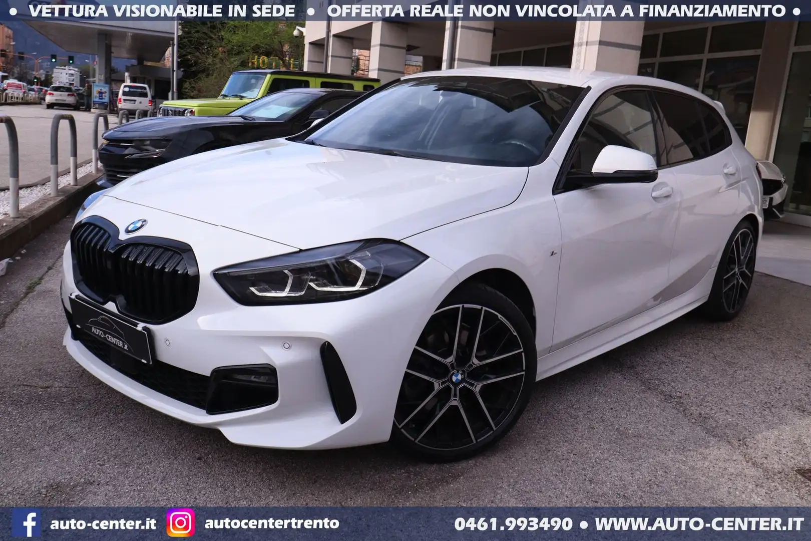 BMW 120 120d xDrive Aut MSport Shadow M-Sport PRO LOOK Bianco - 2