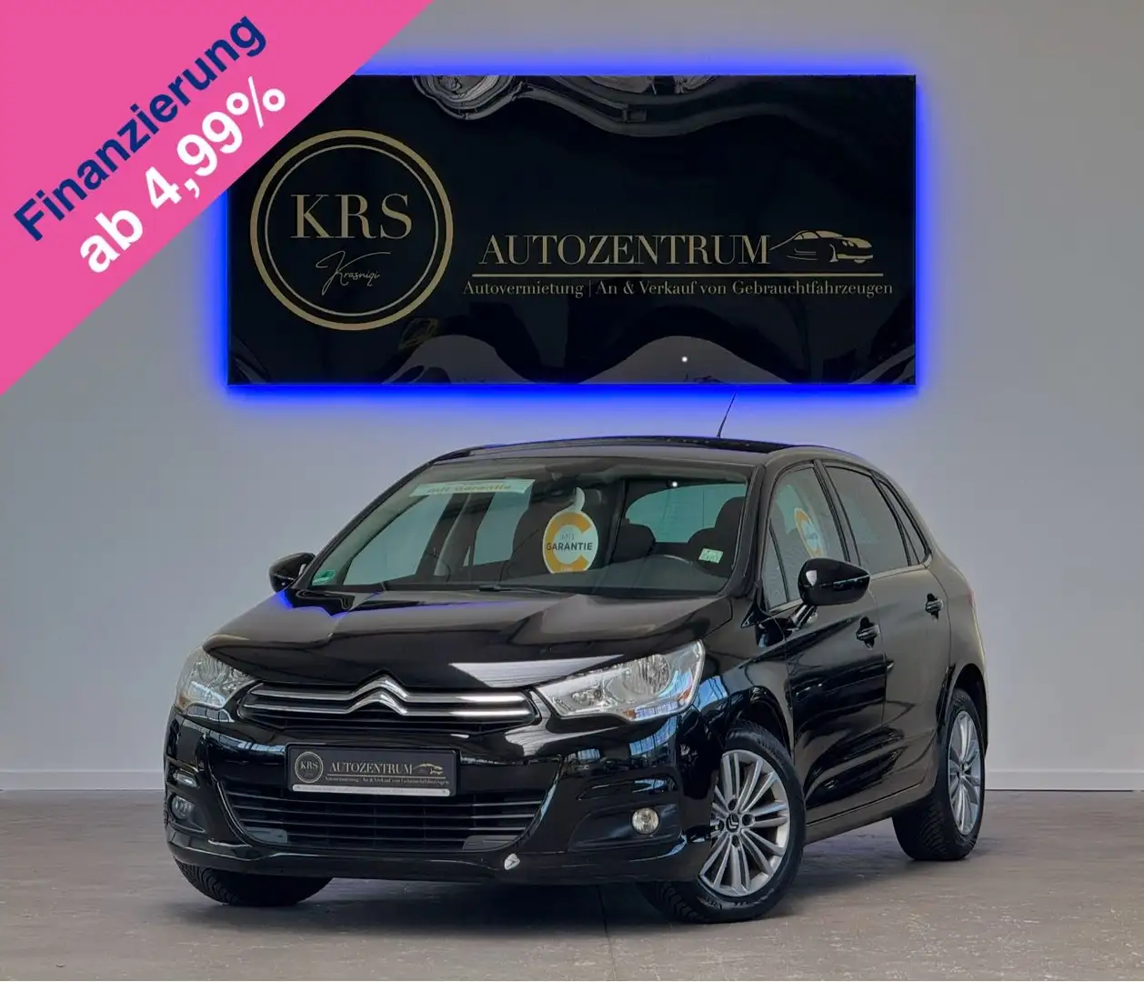 Citroen C4 Lim. 1.6i Tendance*GARANTIE*1HAND*SCHECKHEFTG Schwarz - 1