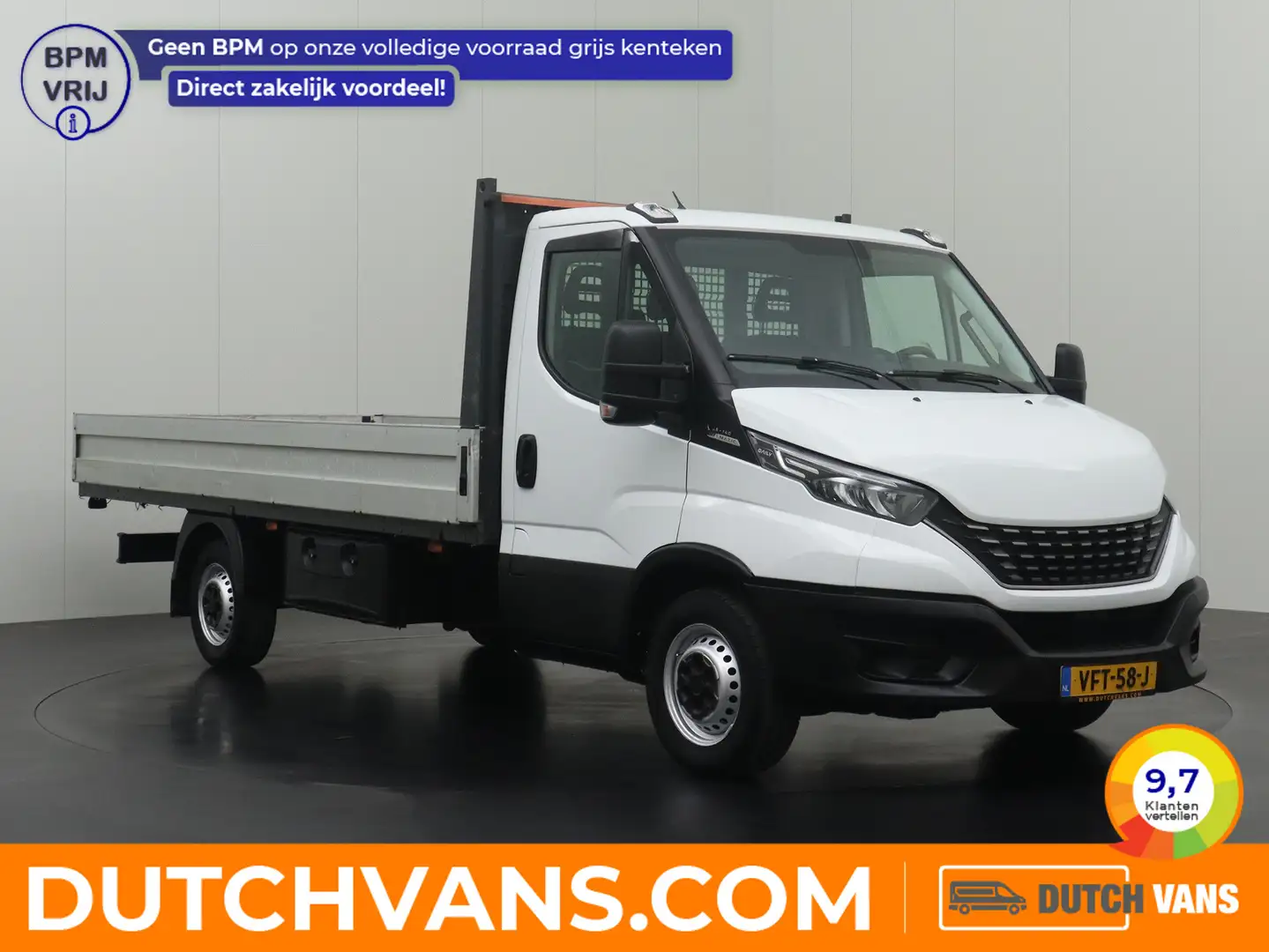 Iveco Daily 35S14 Hi-Matic Automaat Open Laadbak 4,40 Meter | Wit - 1