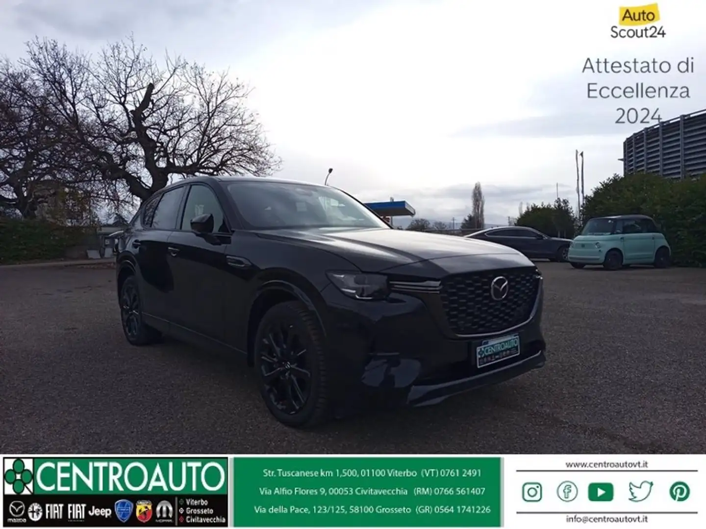 Mazda CX-60 2.5 phev Homura tetto pan. Comfort Convenience&Sou Schwarz - 1