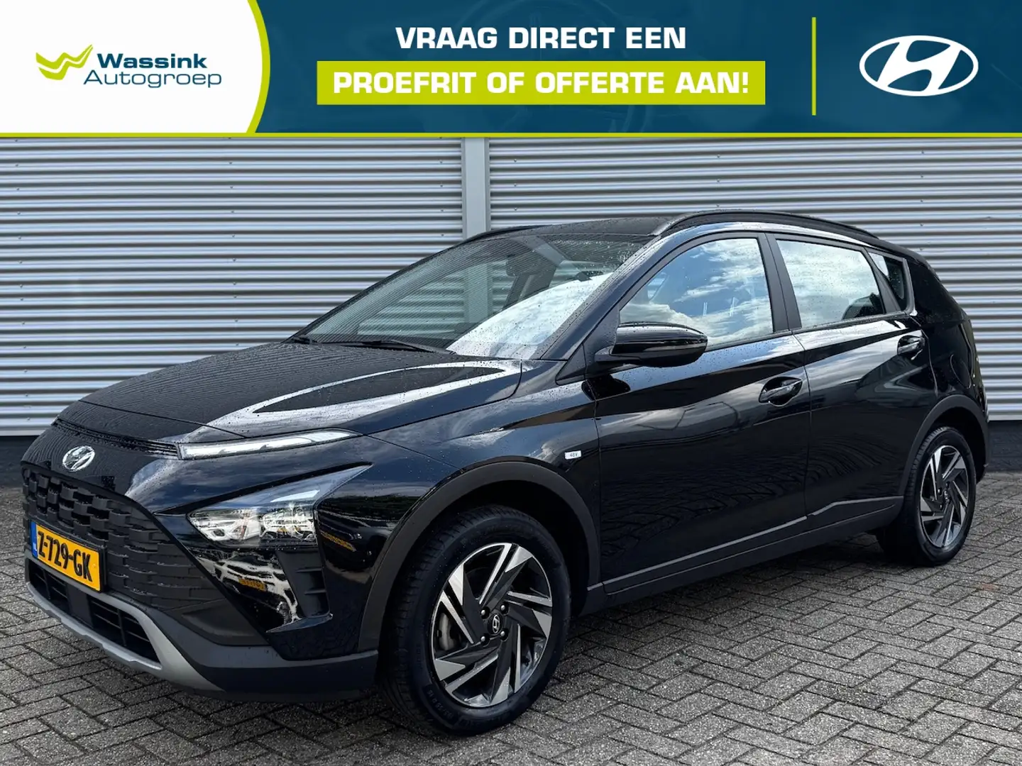 Hyundai BAYON 1.0 T-GDI 100PK 7DCT Premium | Navigatie | Camera Zwart - 1