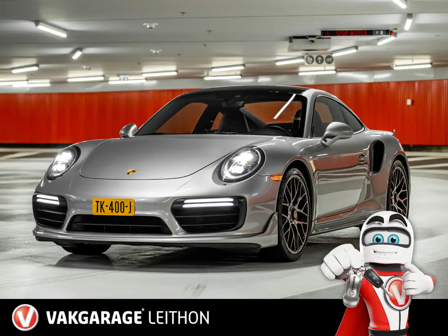 Porsche 911 3.8 Turbo - UNIEK - Aero pack - Lift systeem Grijs - 1