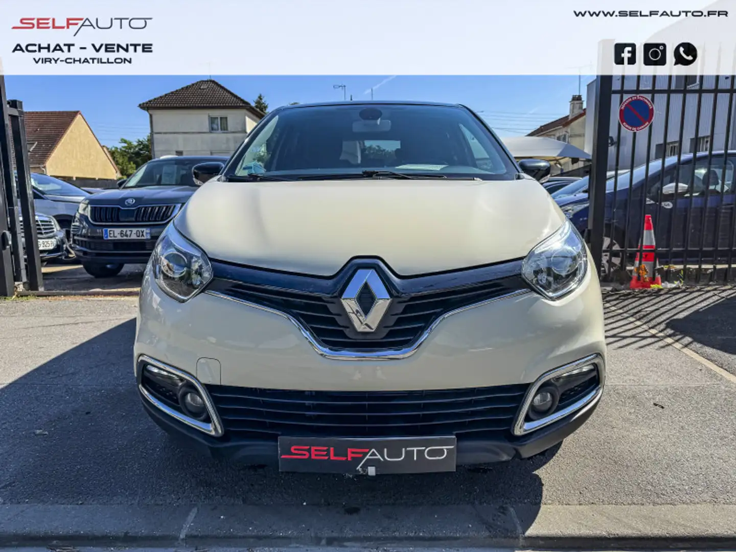 Renault Captur 1.5 DCI 90CH STOP\u0026START ENERGY INTENS ECO² Blanc - 2