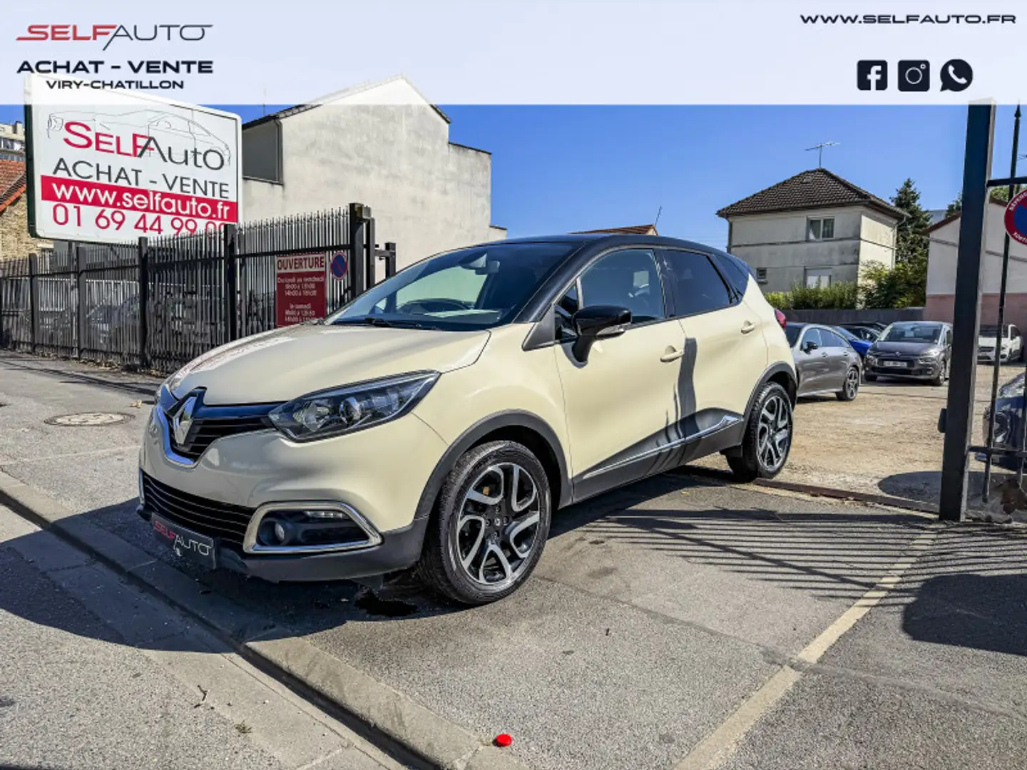Renault Captur 1.5 DCI 90CH STOP\u0026START ENERGY INTENS ECO² Blanc - 1