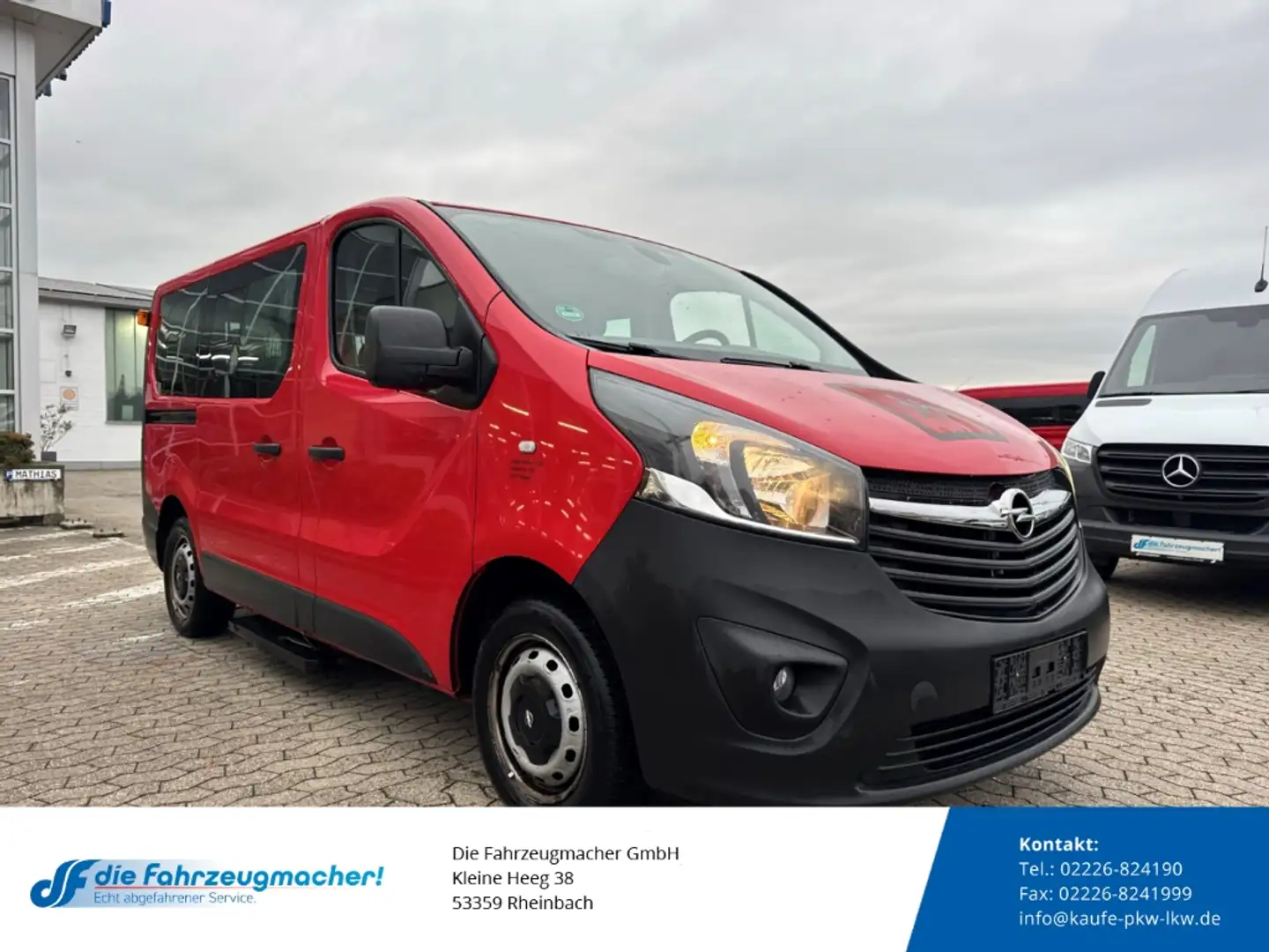Opel Vivaro B Kasten L1H1 2,7t 1.6 CDTI *7109 Czerwony - 1