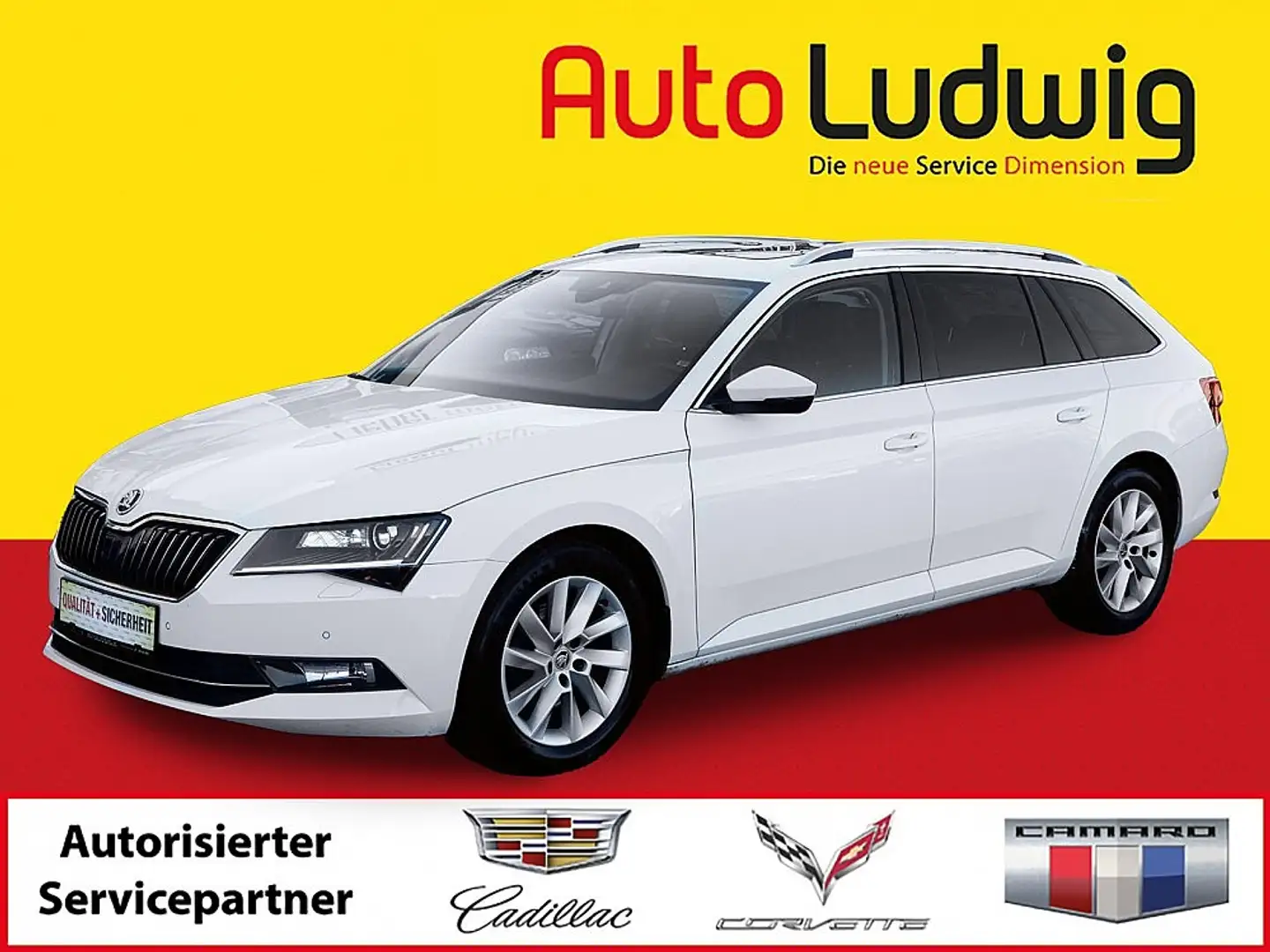 Skoda Superb 2.0  TDI Style DSG*NAVI*XENON*PDC*AHK**PANORAMA Weiß - 1