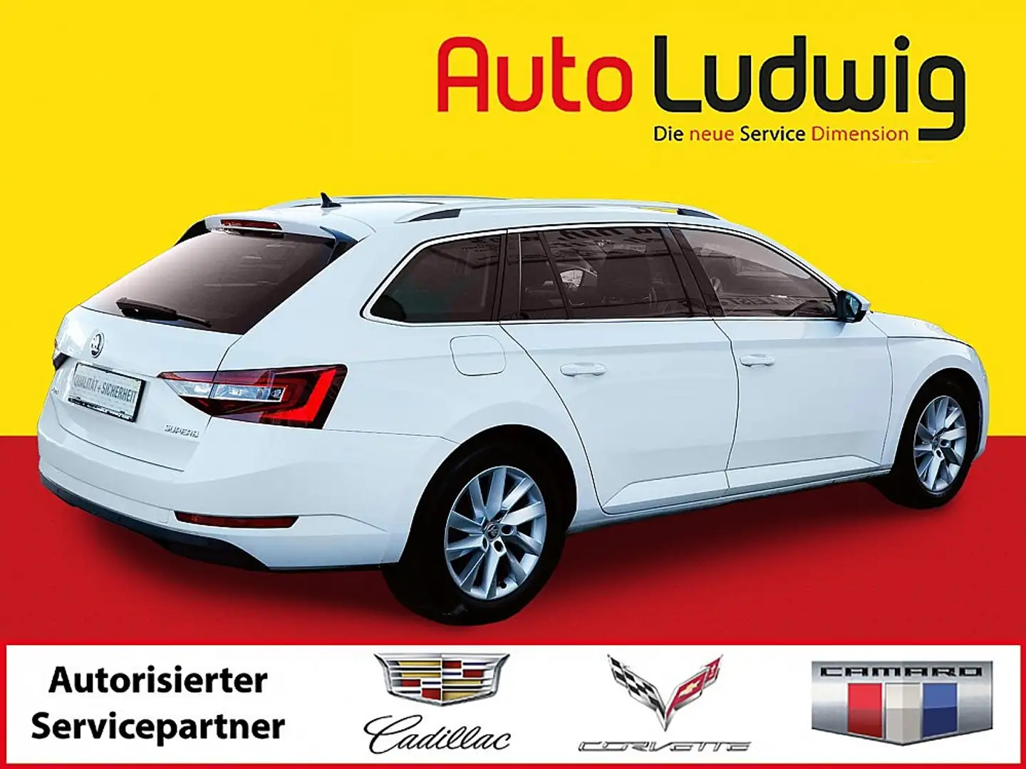Skoda Superb 2.0  TDI Style DSG*NAVI*XENON*PDC*AHK**PANORAMA Blanc - 2