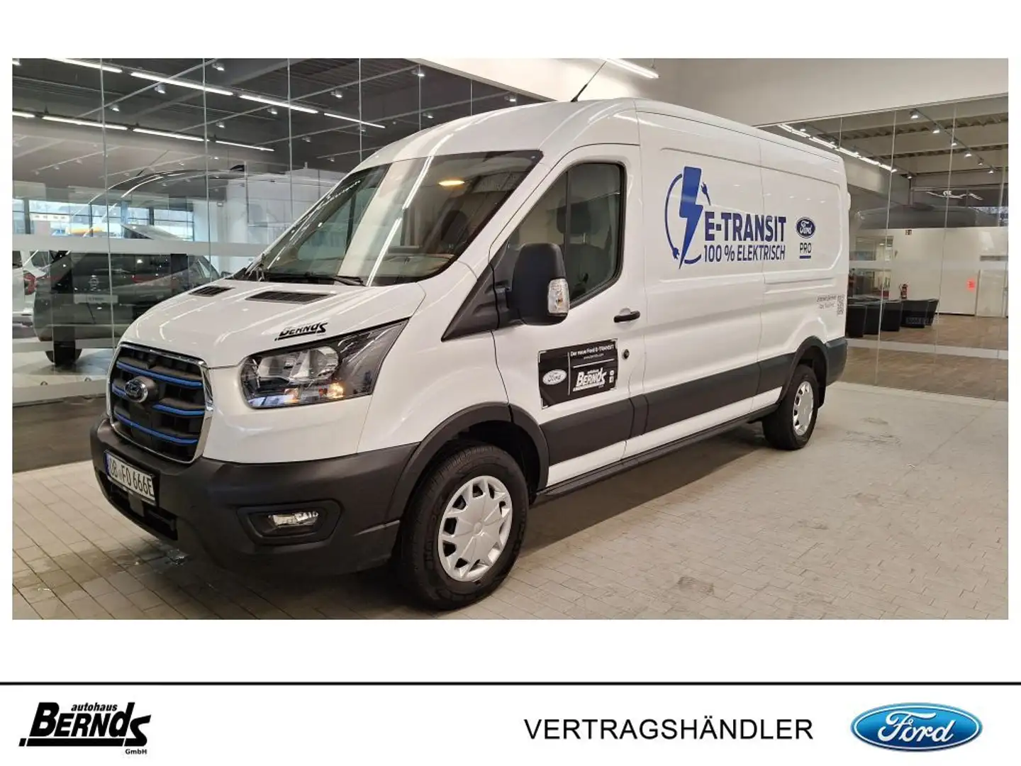 Ford Transit e-Transit 425 L3H2 Trend NAVI KLIMAAT R-KAMA PRO-P Blanc - 2