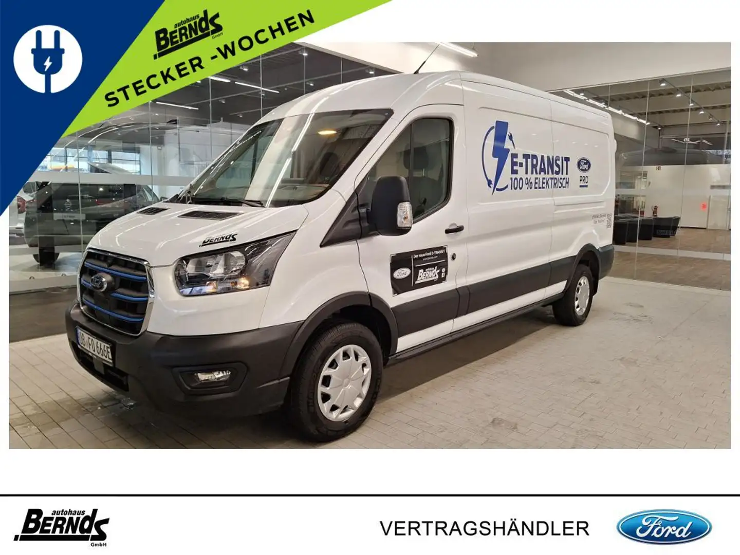 Ford Transit e-Transit 425 L3H2 Trend NAVI KLIMAAT R-KAMA PRO-P White - 1