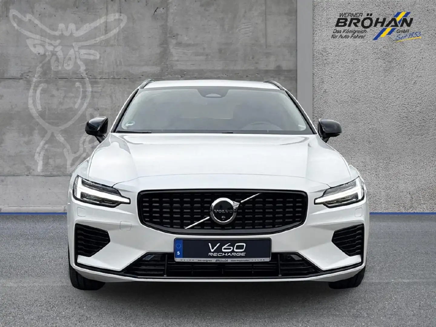 Volvo V60 Plus Dark Recharge Plug-In Hybrid AWD Weiß - 2