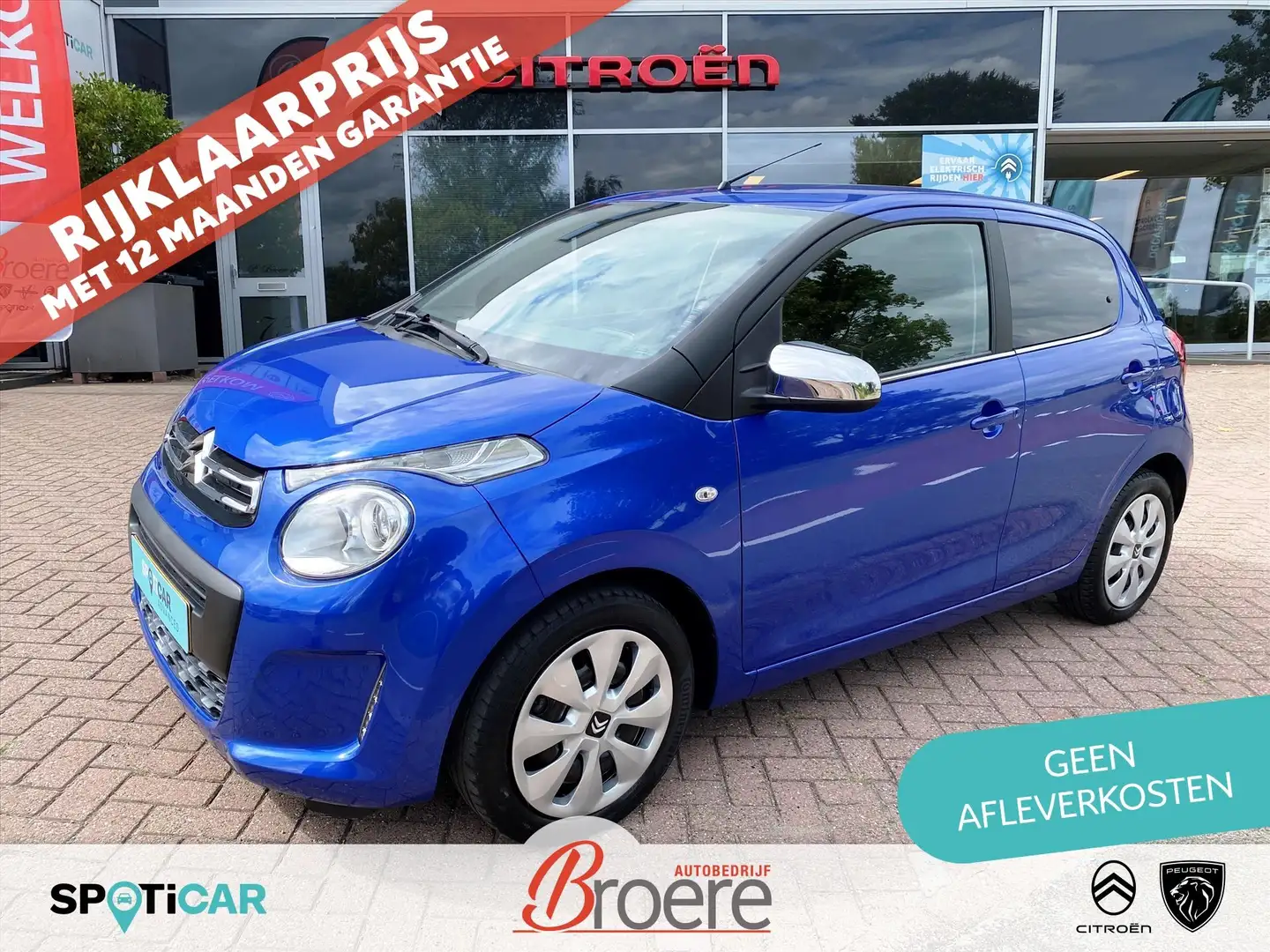 Citroen C1 1.0 VTi 72PK 5D Feel | touchscreen audio unit met Bleu - 1