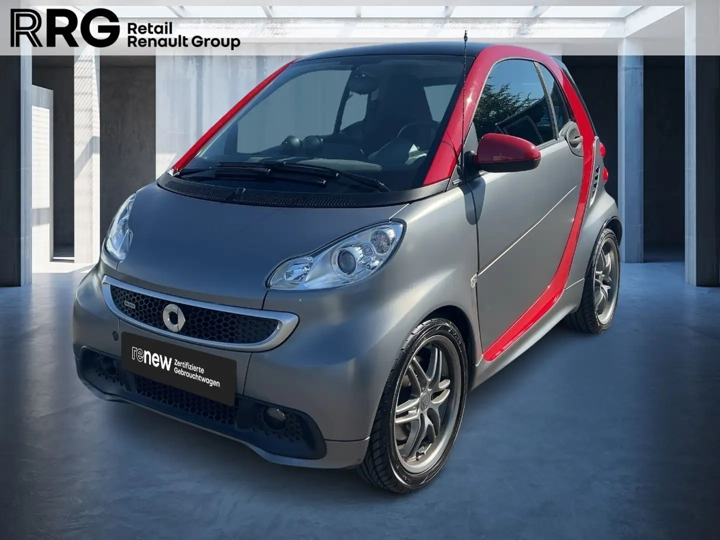 smart forTwo Brabus SHZ Pano Servo Alpine Gris - 1