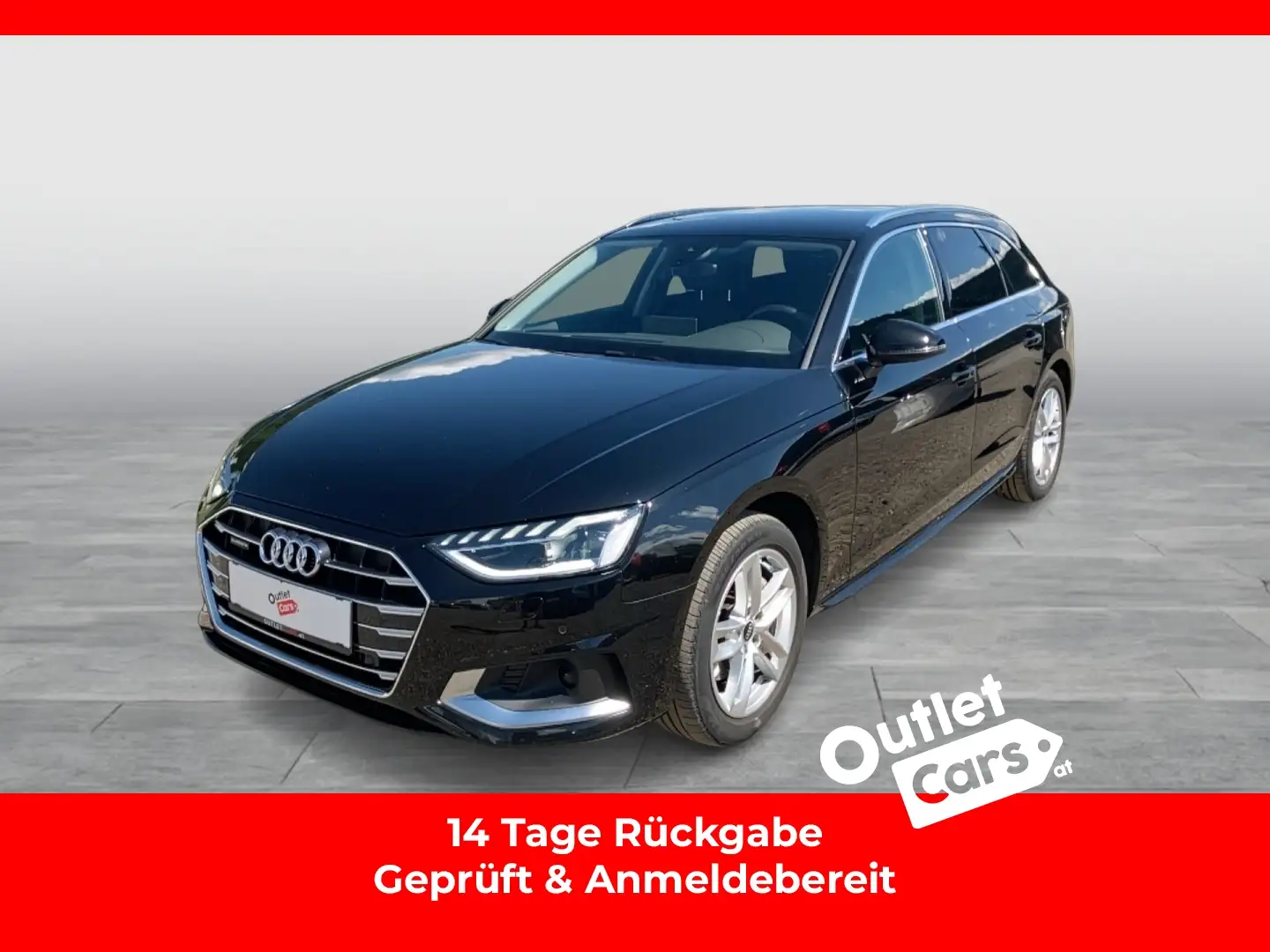 Audi A4 Avant 40 2.0 TDI quattro advanced AHK+LED+RFK Schwarz - 1