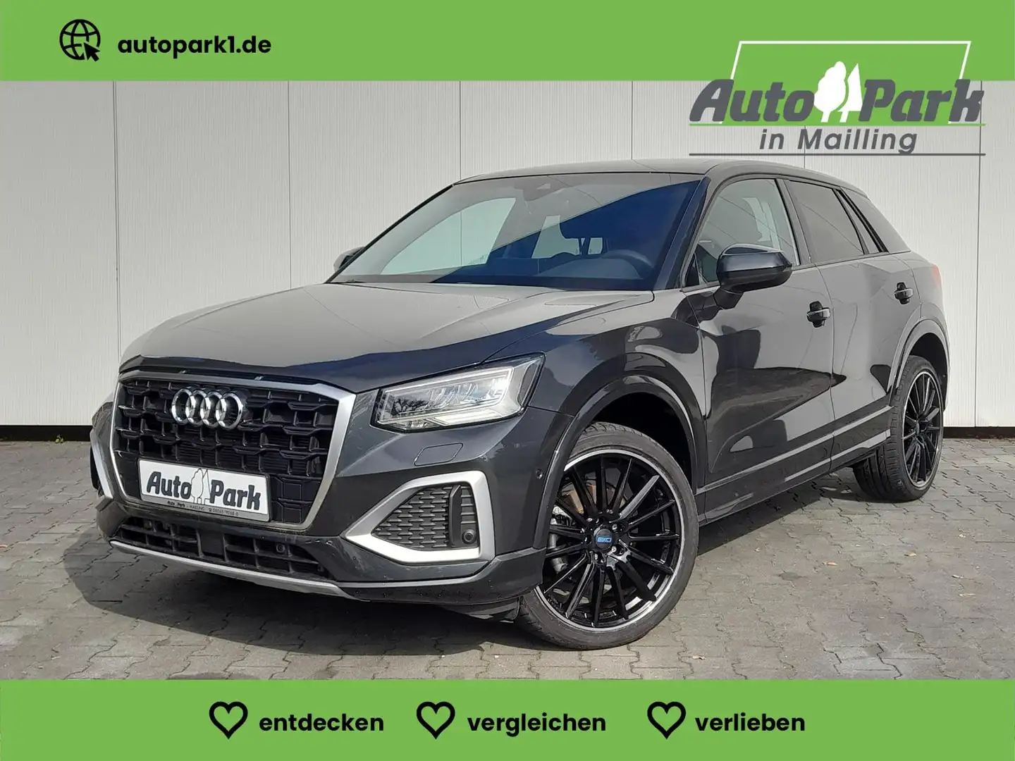 Audi Q2 DSG NAVI/APP~PANO~SHZ~VIRTUALL~RKam~eHeKl~LED Gris - 1