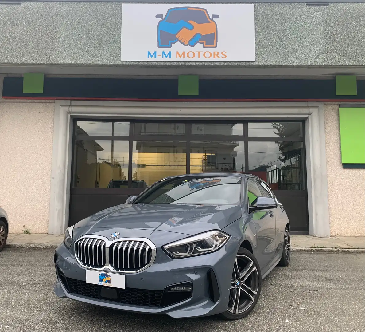 BMW 118 118d M sport auto Grigio - 1