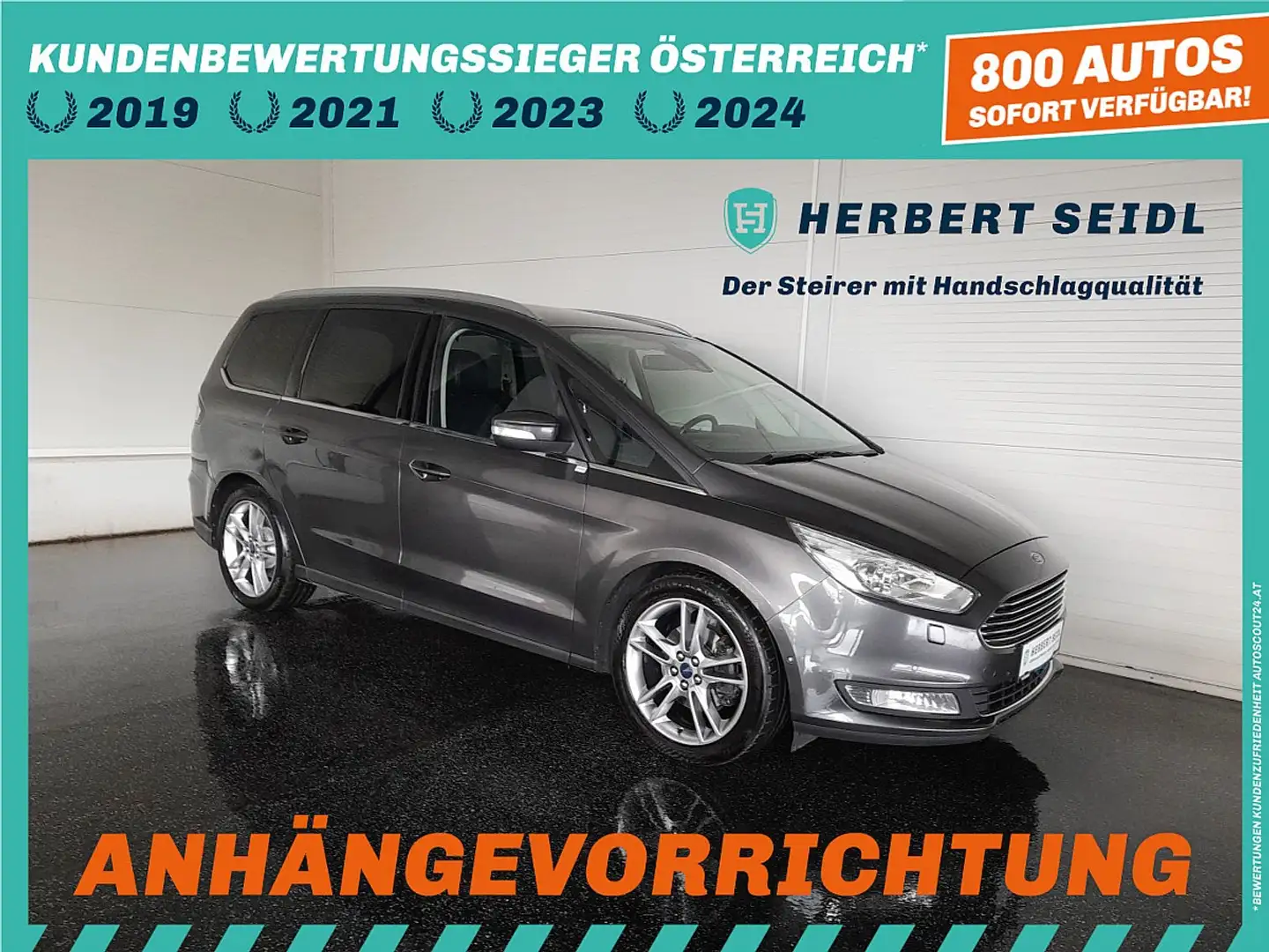 Ford Galaxy TITANIUM 2,0 TDCi Aut *7-SITZE / STANDHZG / LED... Grau - 1