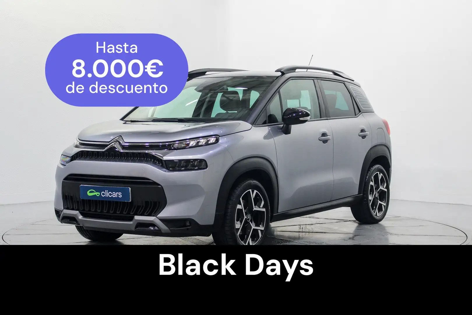 Citroen C3 Aircross Puretech S&S Shine Pack EAT6 130 Gris - 1