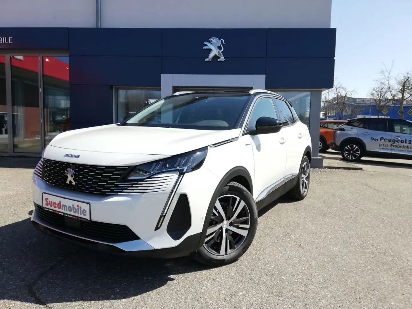 Peugeot 3008 Hybrid 225 e-EAT8 Allure Pack Weiß - 1
