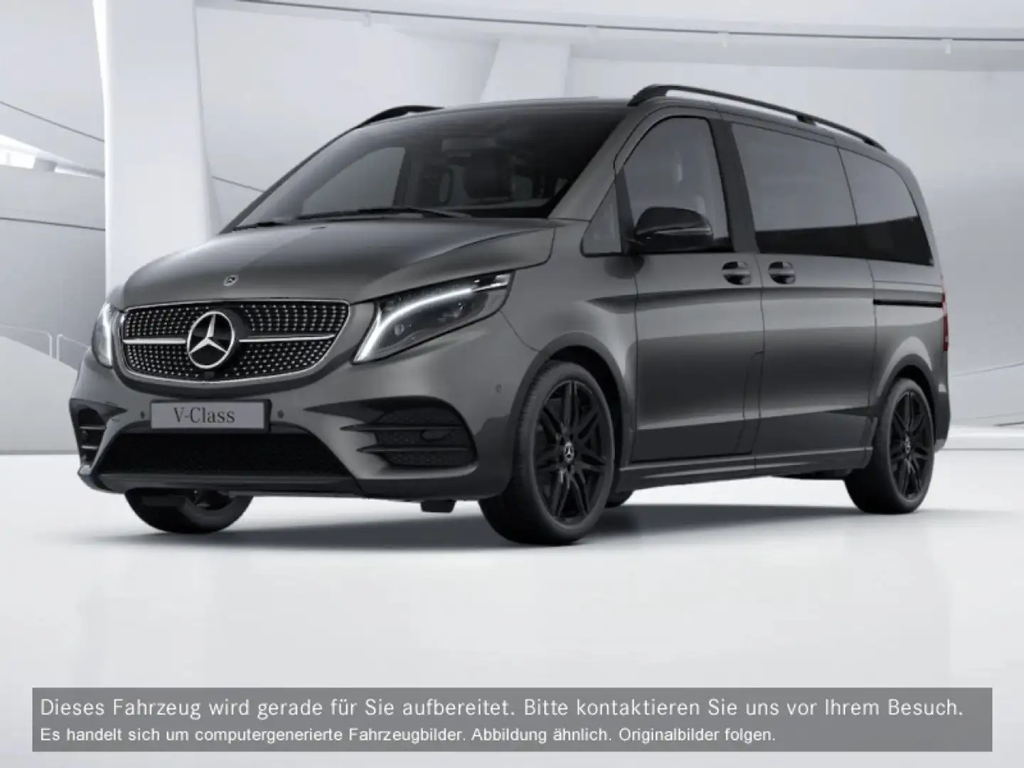 Mercedes-Benz V 300 d 4M Edition AMG 360° Stdhzg Burmester AHK Grau - 2