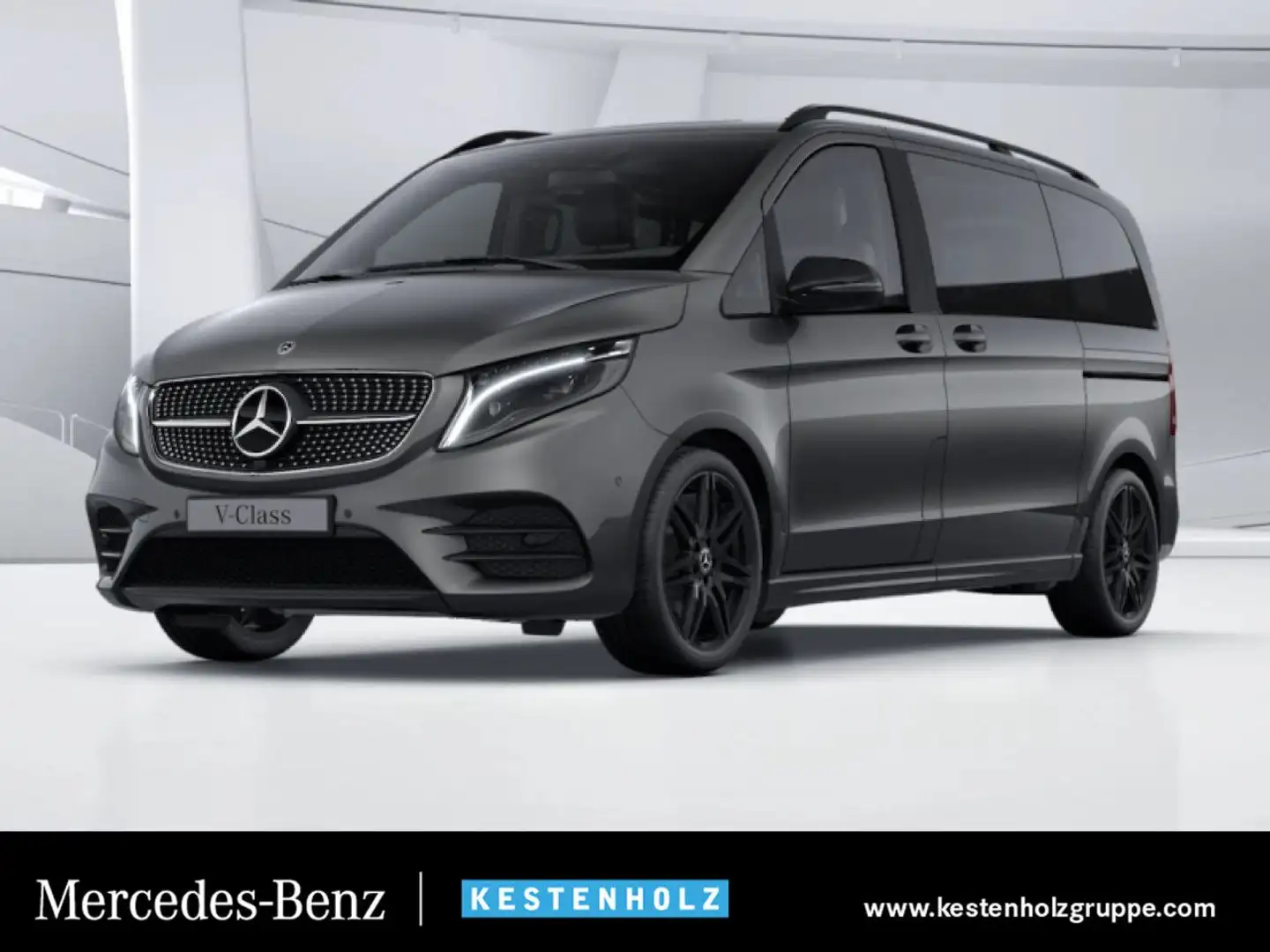 Mercedes-Benz V 300 d 4M Edition AMG 360° Stdhzg Burmester AHK Grau - 1