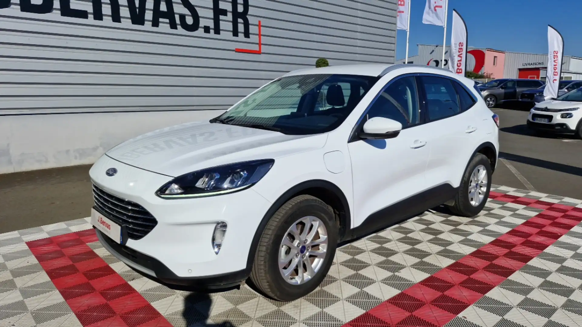 Ford Kuga 2.5 DURATEC 225 CH PHEV E-CVT TITANIUM Blanc - 2