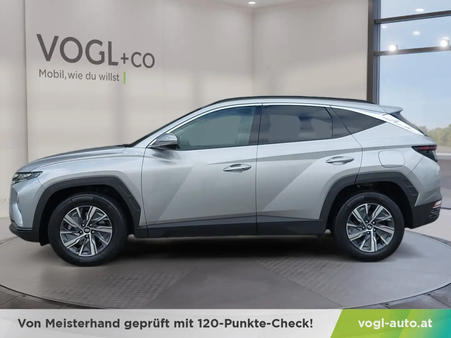 Hyundai TUCSON 1,6 T-GDI Hybrid 2WD Automatik Trend Line Zilver - 2