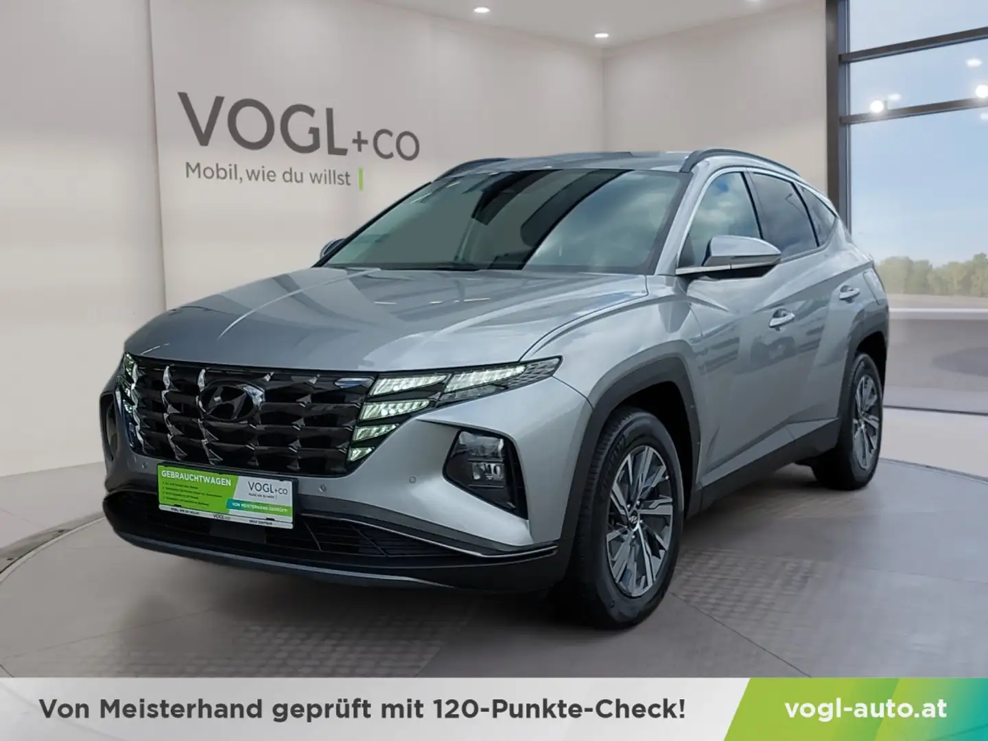 Hyundai TUCSON 1,6 T-GDI Hybrid 2WD Automatik Trend Line Zilver - 1