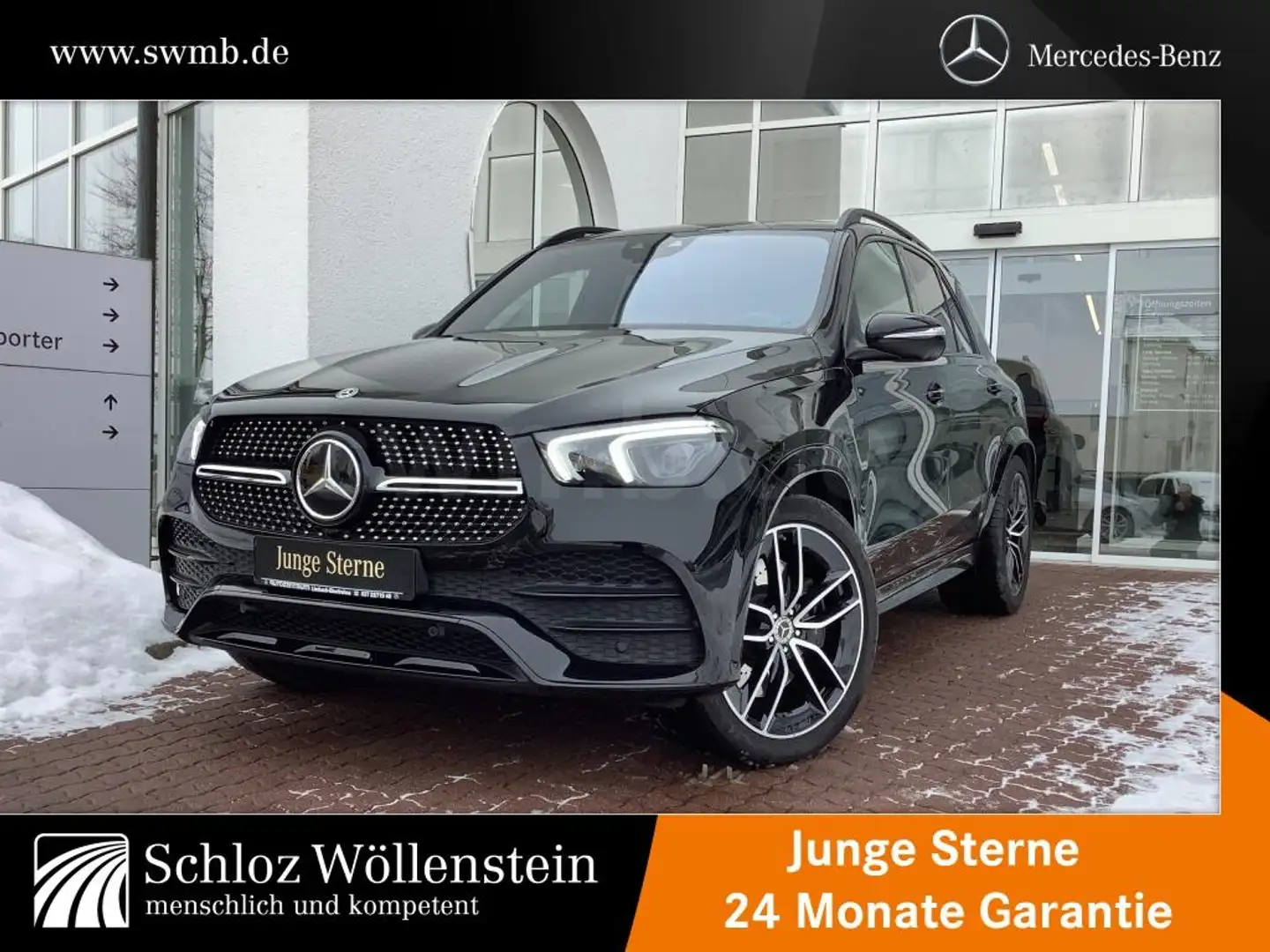 Mercedes-Benz GLE 450 4M AMG/MULTIBEAM/Fahrass/Memory/HuD/360 Schwarz - 1