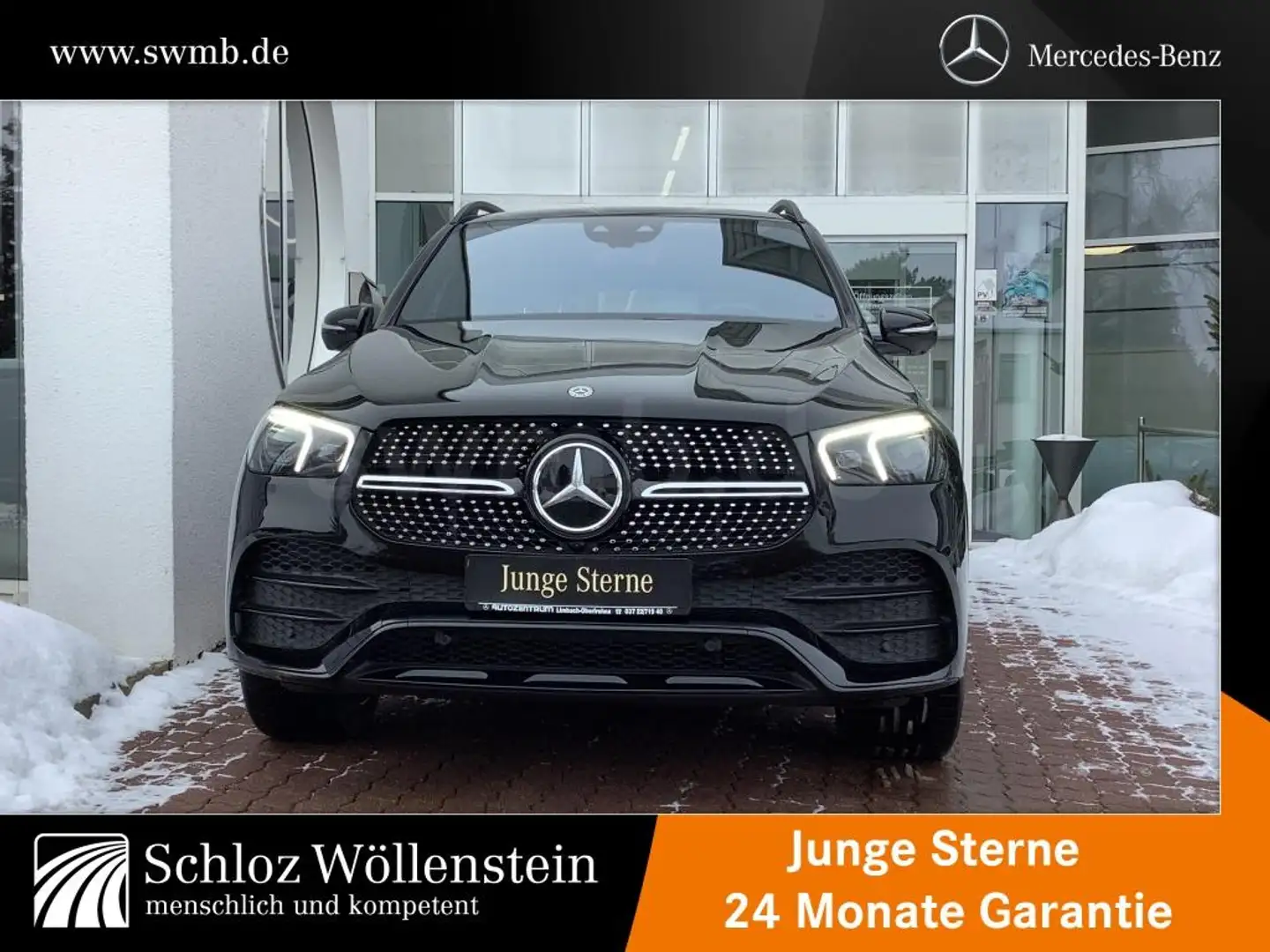 Mercedes-Benz GLE 450 4M AMG/MULTIBEAM/Fahrass/Memory/HuD/360 Schwarz - 2