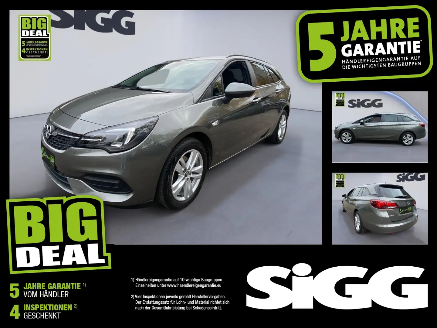 Opel Astra K ST 1.2 Edition SHZ Rückfahrkamera Grau - 1