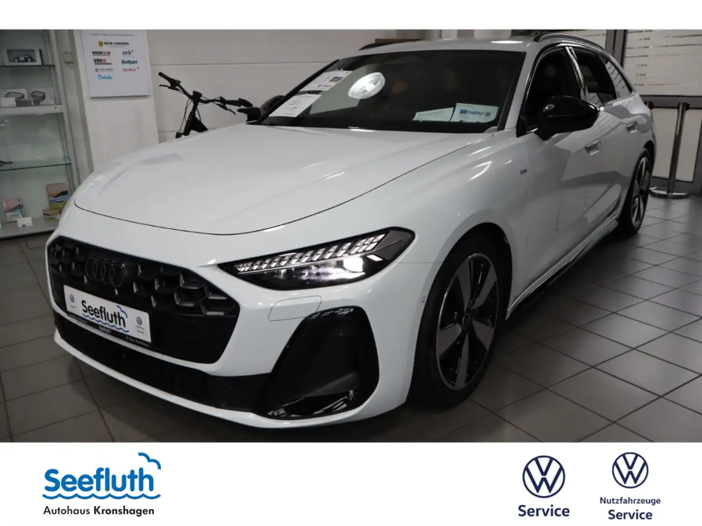 Audi A5 2.0 40TFSI Avant S-Line, LED Matrix,Navi,Kamera TF Weiß - 1